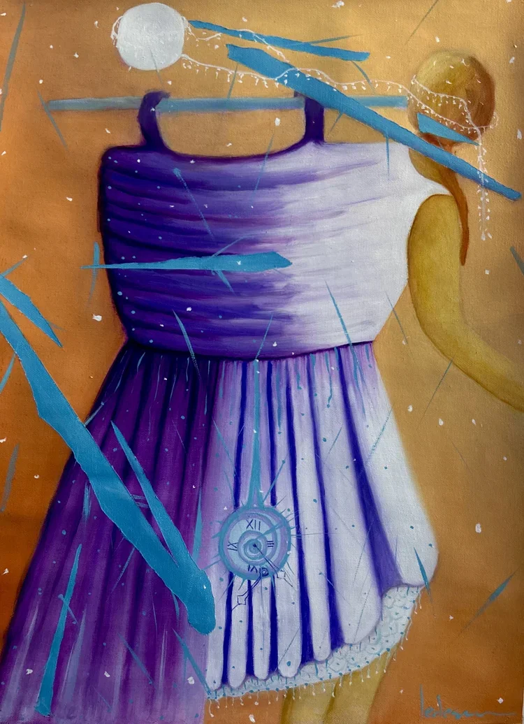 Kiss &amp; Water No. 6-   20"x 15"   $1225