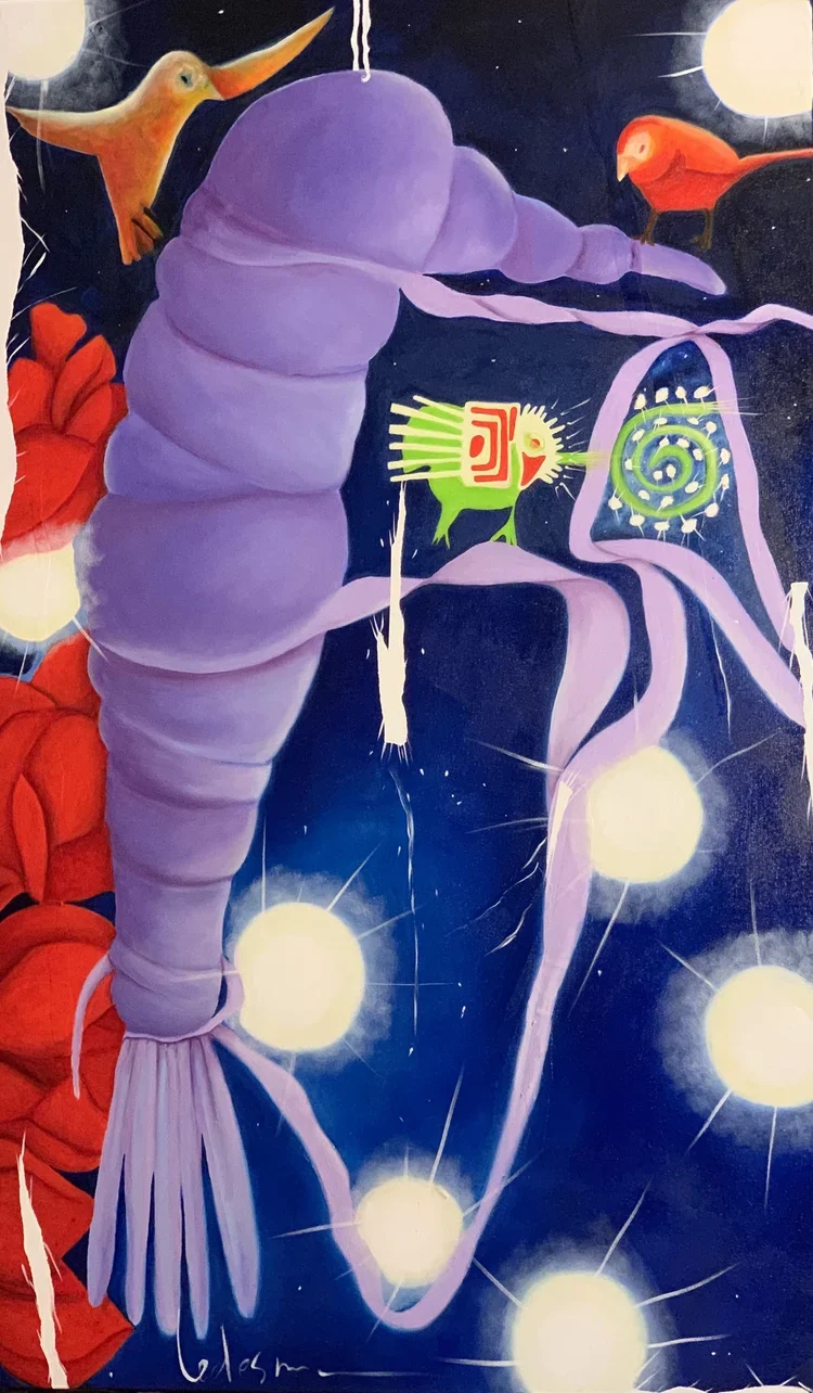 Blue Root-   64"x 36"x 2"  $3500  