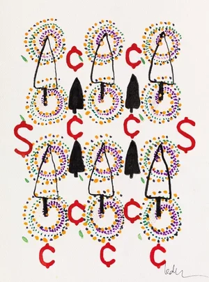 Freedom For Sale #6-  9"x 7"   $560/framed