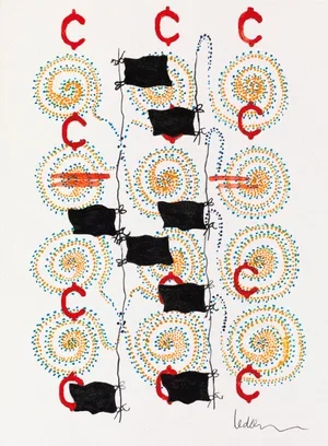 Freedom For Sale #8-  9"x 7"   $560/framed