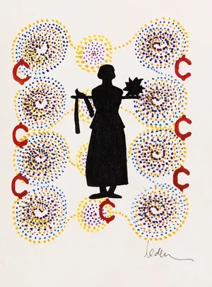 Freedom For Sale #9-  9"x 7"   $560/framed