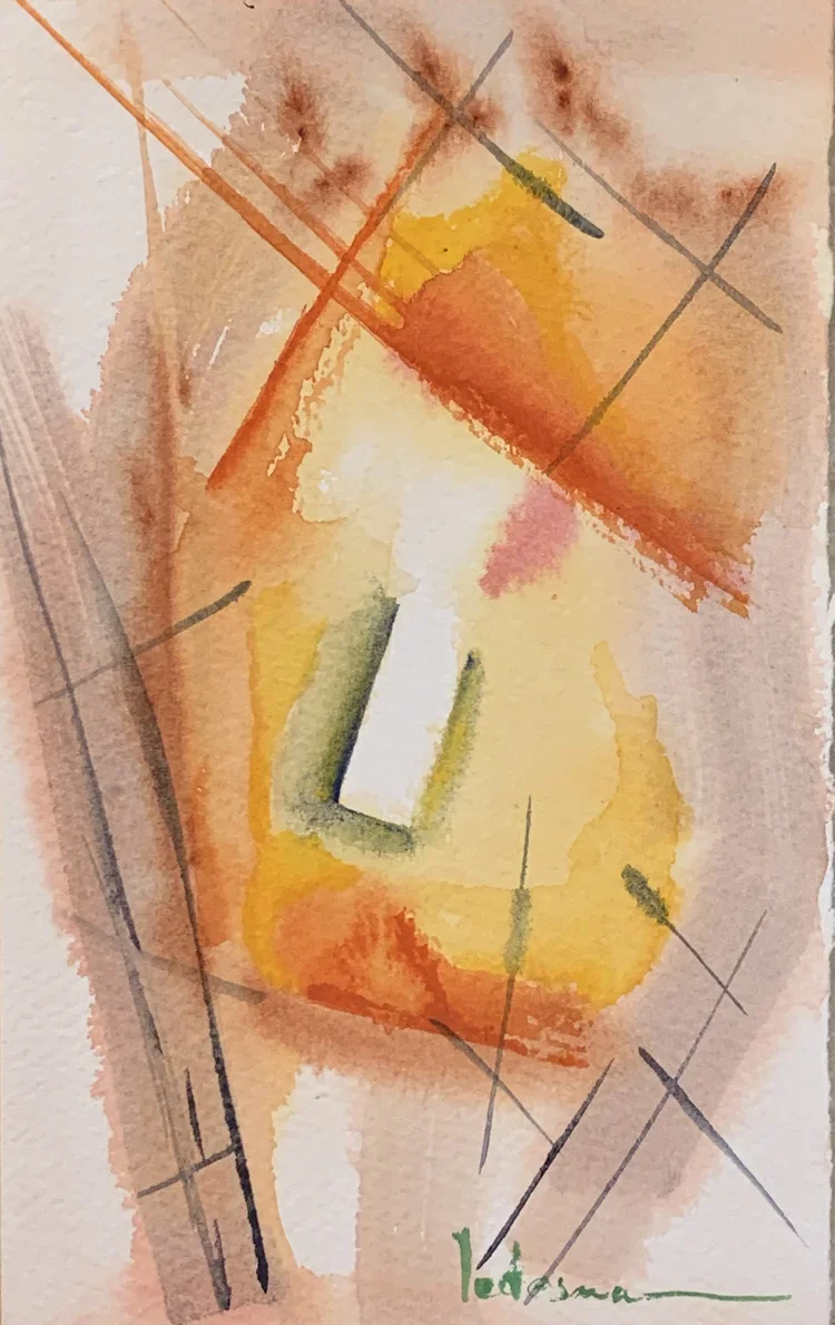 Sky Door-  8.5"x 5.5"   $490/framed