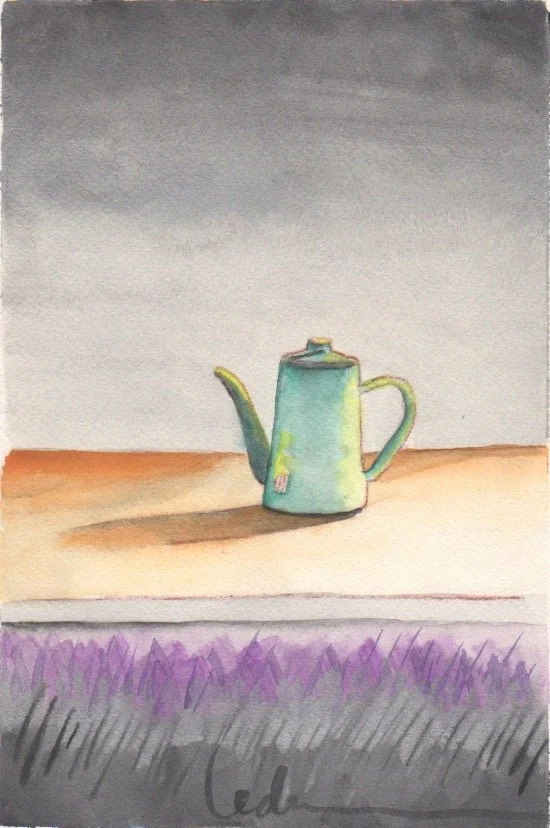 Before the Storm-  9"x 6"   $525/framed