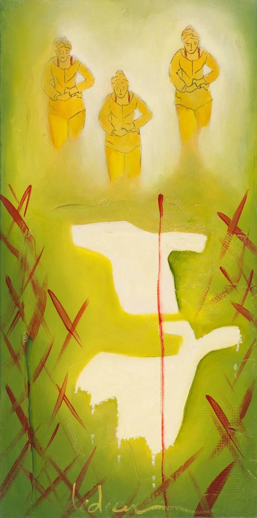 Three In One-   24" x 12"   $1,200