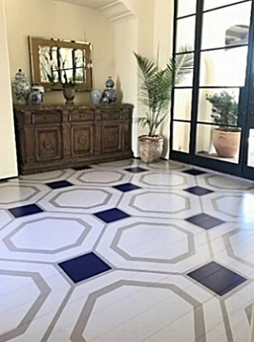 Painted Wood Floor