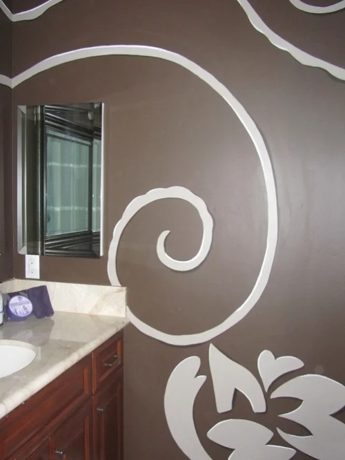 Large scale hand painted graphics