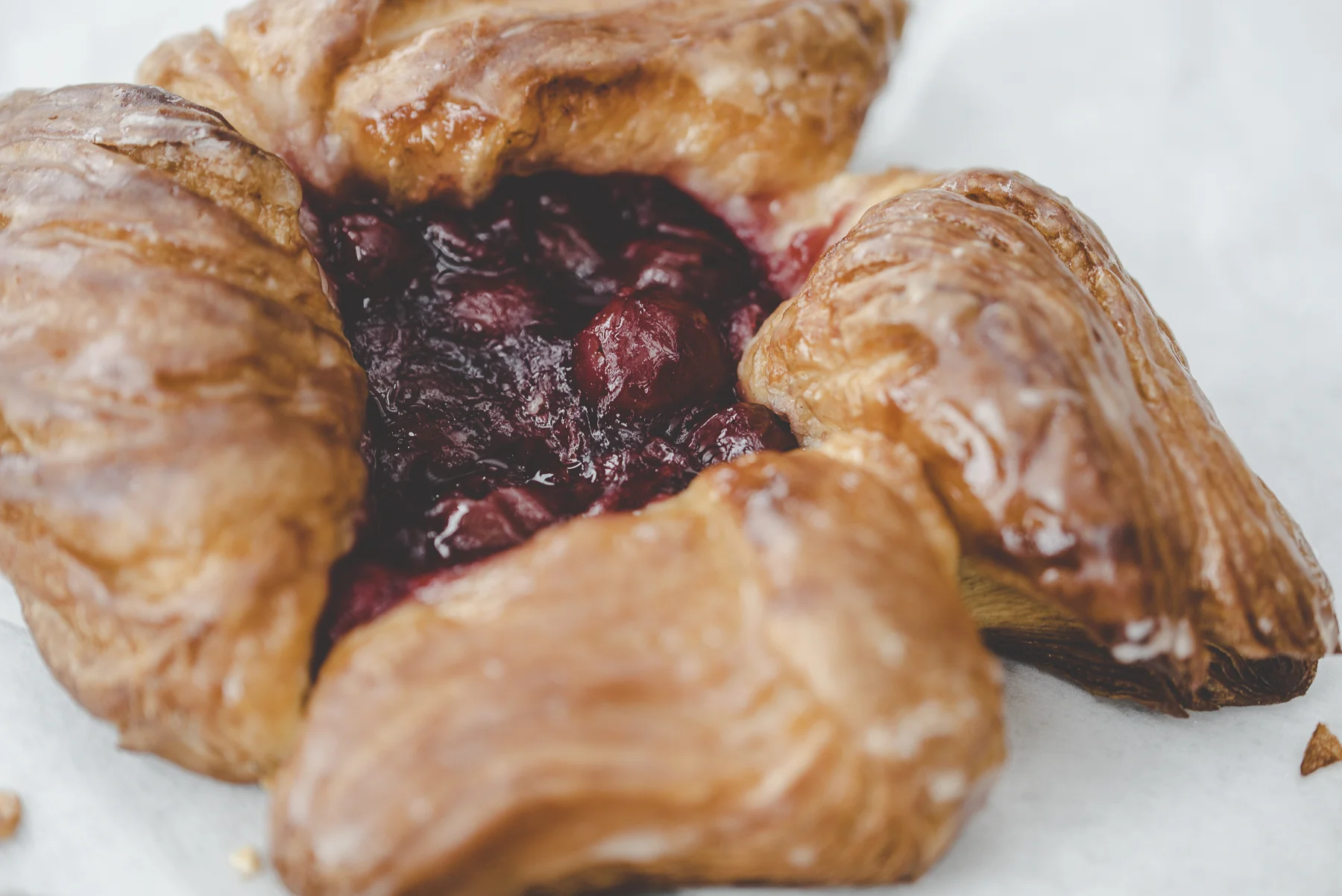 Hungarian Sour Cherry Danish