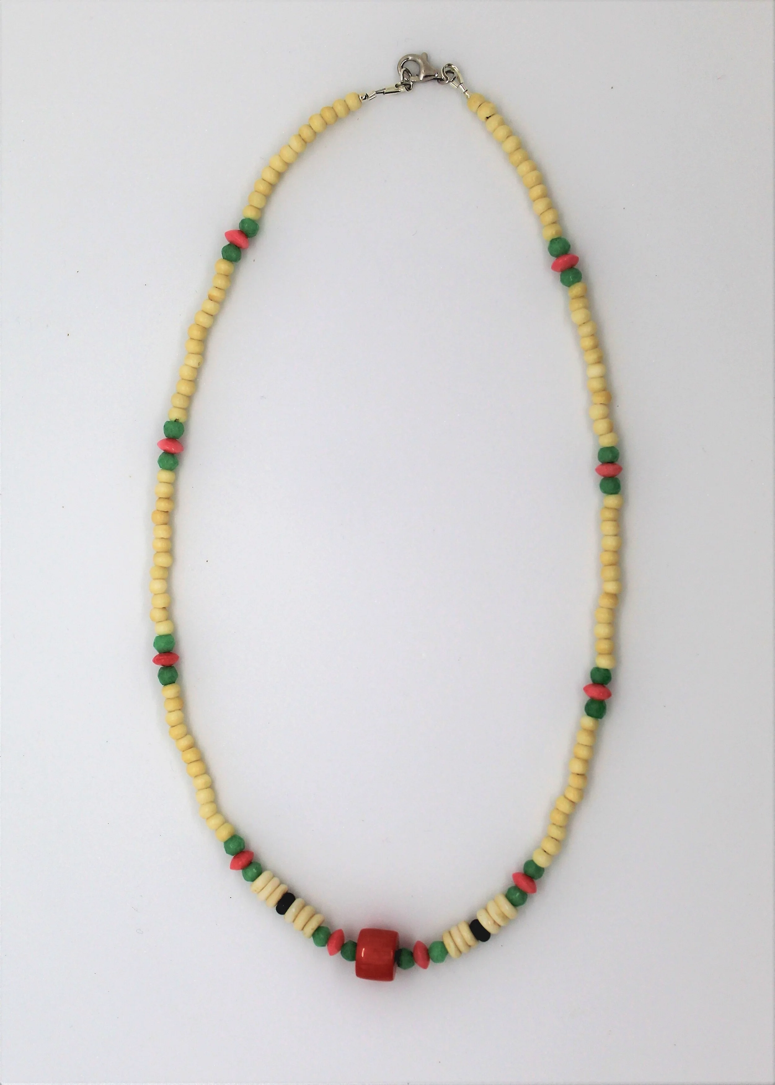 Coral Eye necklace