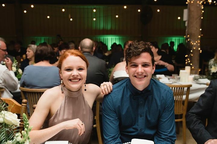 Conor with is big sister Georgie