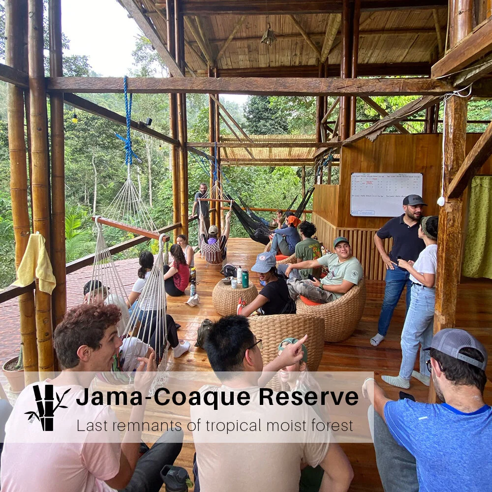 Visiting our friends over at Third Millenium Alliance @tma.earth in the Jama-Coaque Reserve, with our January group from UC Berkeley! 

The Jama-Coaque Ecological Reserve (Reserva Ecol&oacute;gica Jama-Coaque) is a 2,100-acre (850 hectare) protected 