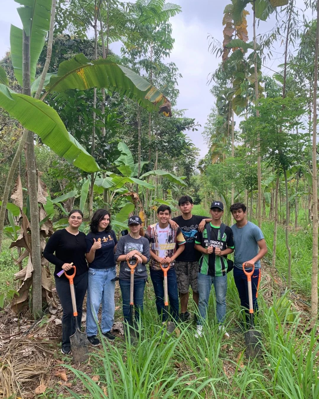 Students from Colegio Alem&aacute;n Humboldt @colegioalemanhumboldt_ec had the opportunity to dive into regenerative practices in agroforestry and syntropic agriculture, embracing hands-on education&mdash;one of RFI&rsquo;s core pillars. Their fieldw