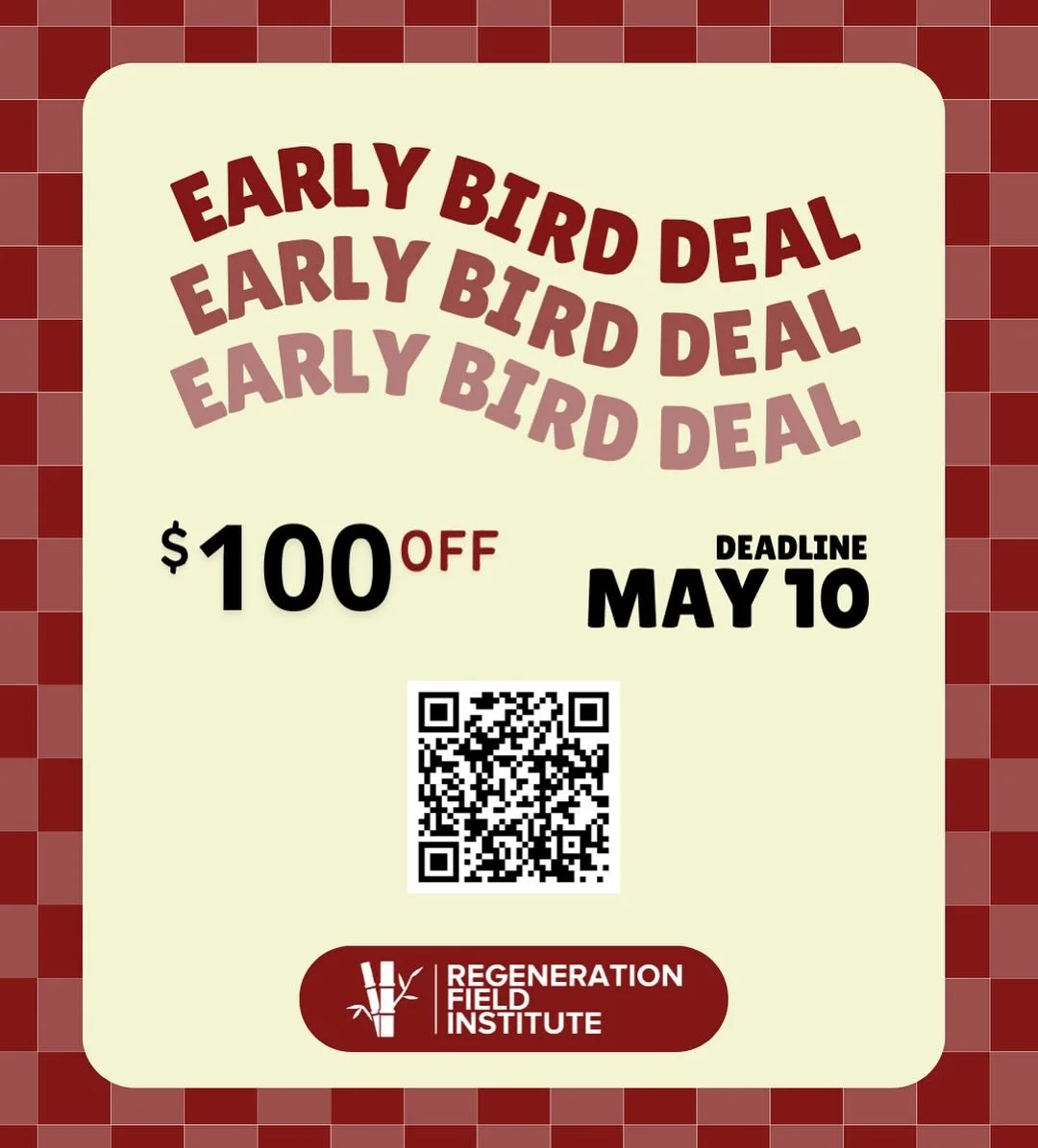 ‼️One week from today‼️ If you register for our trip to Ecuador by May 10, you will get $100 off the total cost!

Scan the QR code or go to RFI&rsquo;s website, click register, and find OU&rsquo;s trip for 2026. 

Otherwise, the deadline to register 