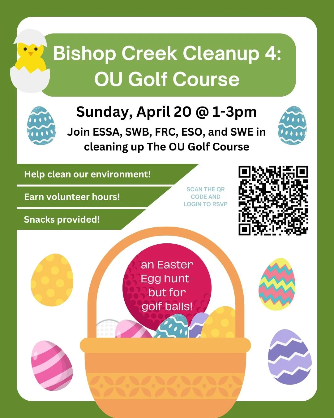 We are CANCELLING this event due to high water levels in the creek because of the rainfall this weekend :/ but stay tuned for information on next weekend's event!