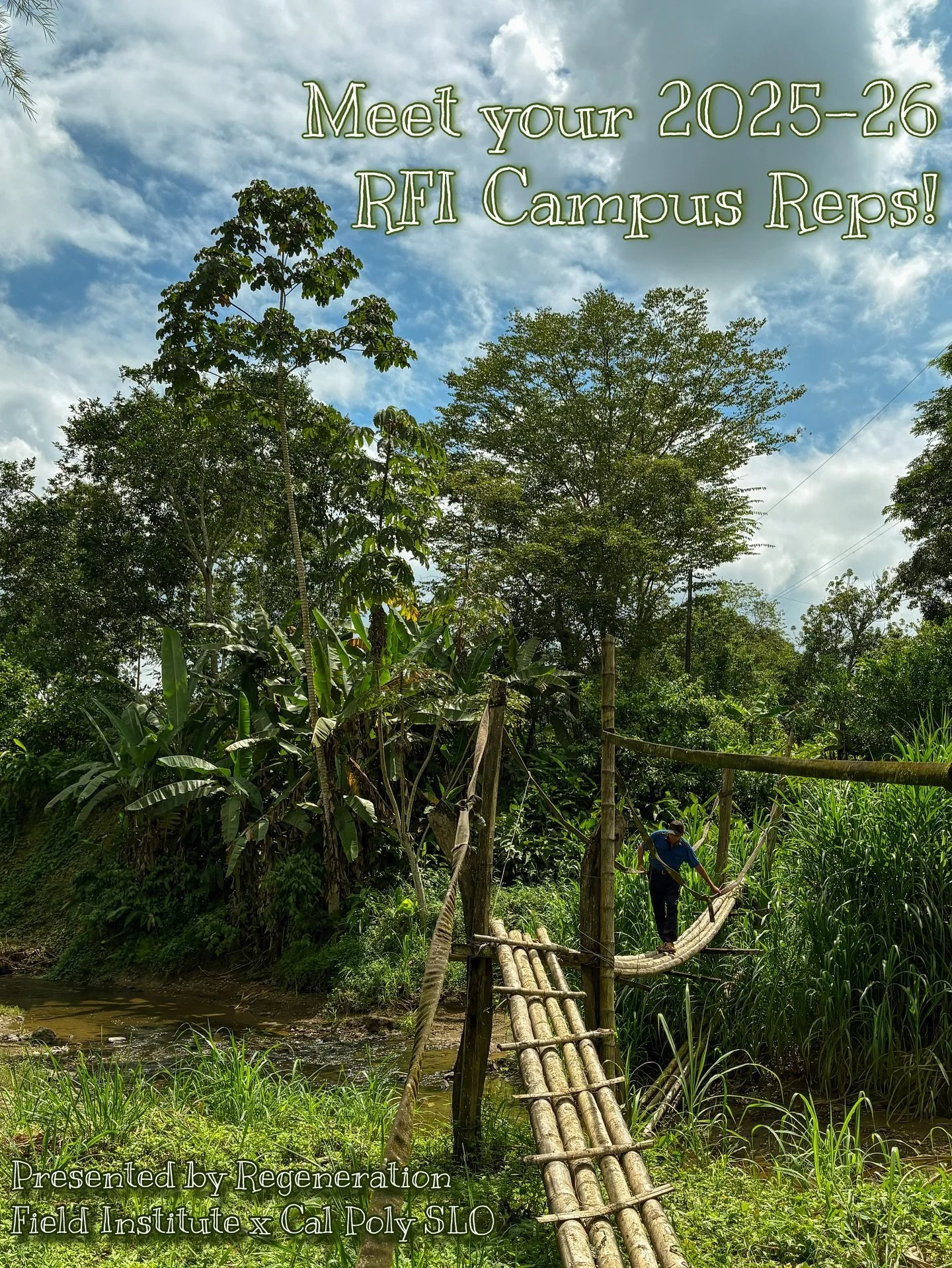 Introducing your RFI 2025-26 Campus Reps!! We are so stoked to get to know you guys and share an awesome experience together!

#greenbuilding #sustainableliving #ecofriendly #bambooarchitecture #agroecology #vernaculararchitecture #habitatrestoration