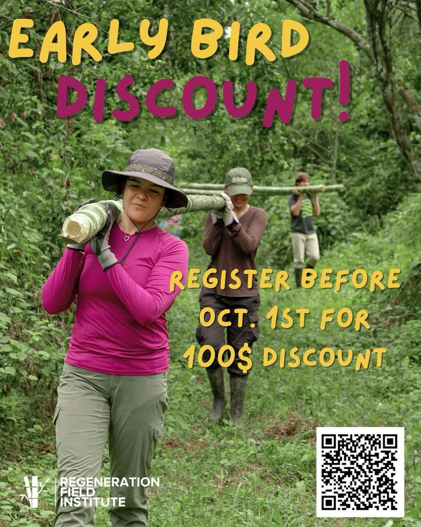 Reach out to your campus reps for help registering before October 1st! 

#msu #gogreen #sustainabilty #regeneration #bamboo #ecuador #travel #adventure #nature #architecture #compost