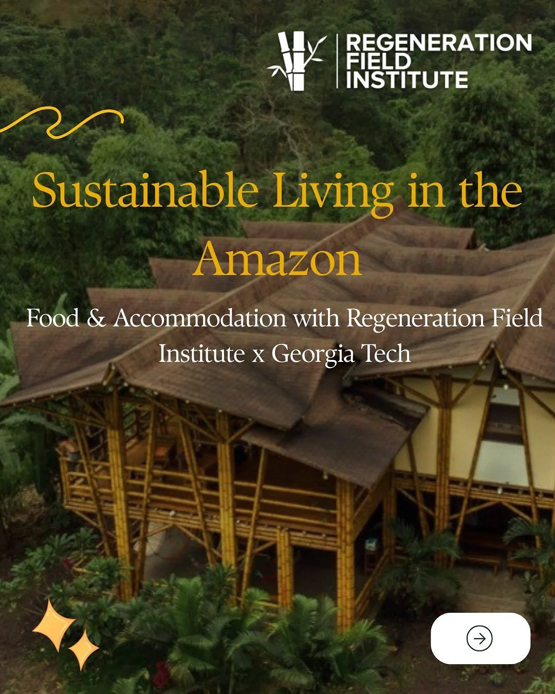 Live, learn, and eat sustainably in the heart of the Ecuadorian Amazon! 🌿✨

At RFI, every detail of your stay supports regeneration - from the food on your plate to the jungle right outside your door.

🏡 Accommodation:
Stay in dorm-style eco-lodgin