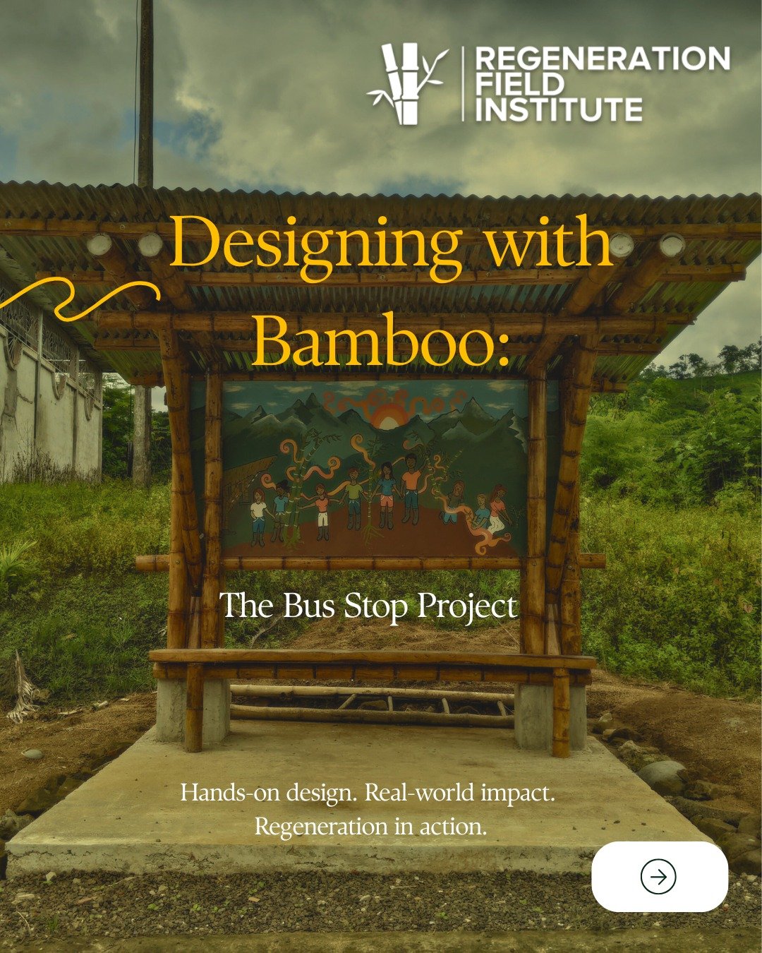 From drawings to real-world change 🌿
The Bamboo Bus Stop Project is a student-built structure at RFI &mdash; combining sustainable materials, local collaboration, and hands-on learning.
It&rsquo;s more than design &mdash; it&rsquo;s regeneration in 