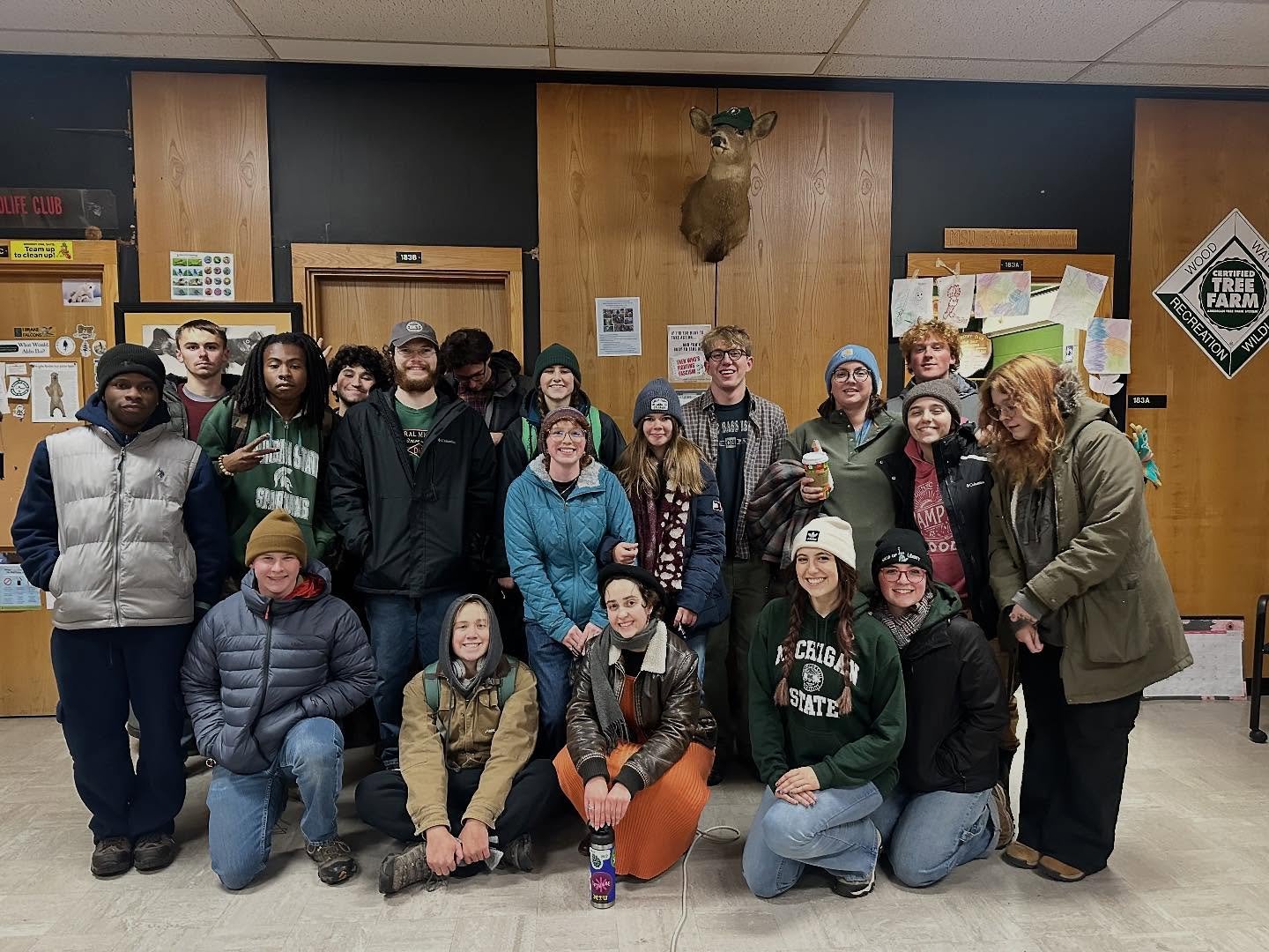 CAMPUS CLEANUP 2025 

Thank you to everyone that came to help clean up trash along the Red Cedar!! The cold and dark didn&rsquo;t stop anyone from making a difference in our community!!

Thank you to @msu_forestryclub for collaborating with us and jo