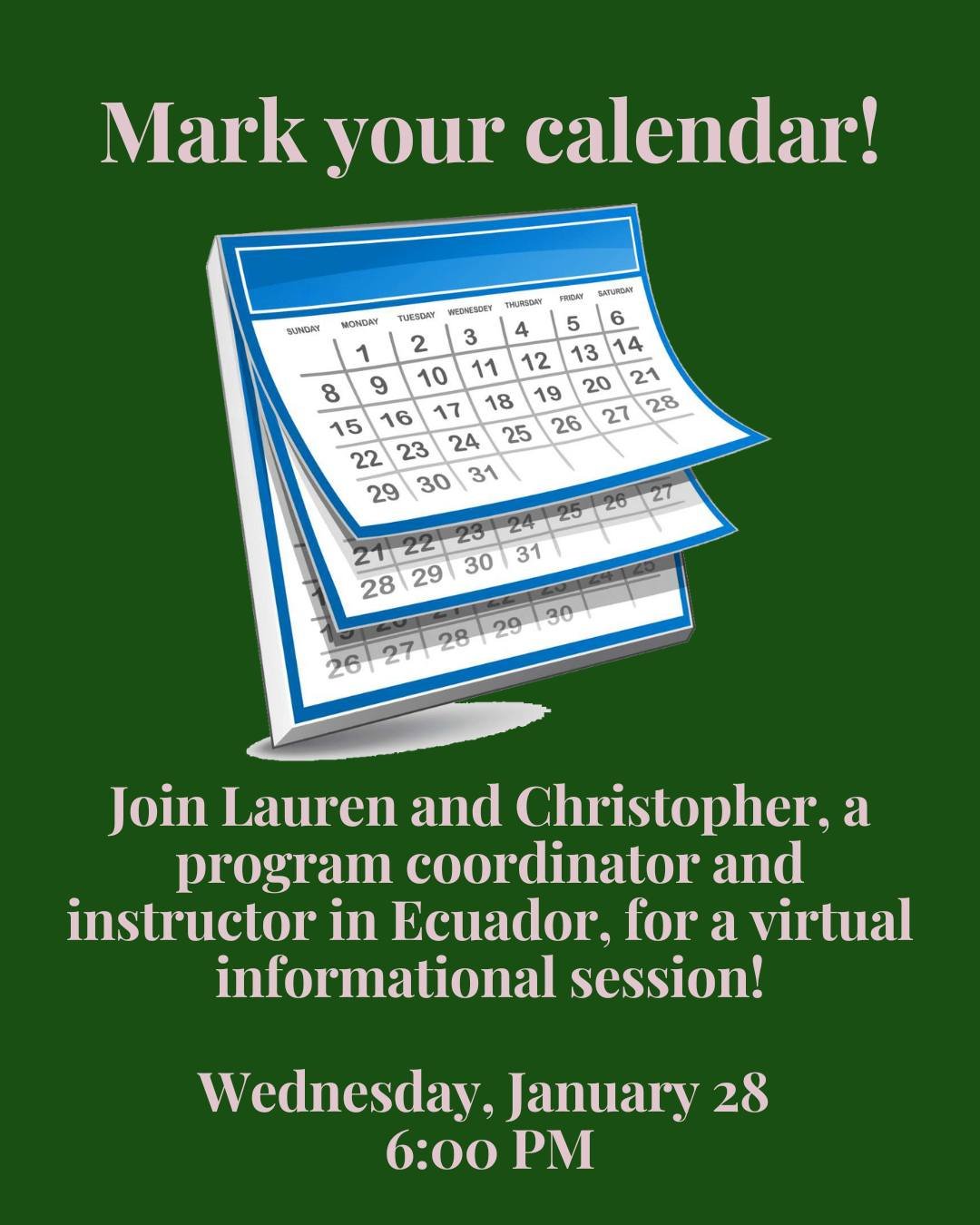 Info session this Wednesday!! Link in bio to learn more about this summer's program 🌿