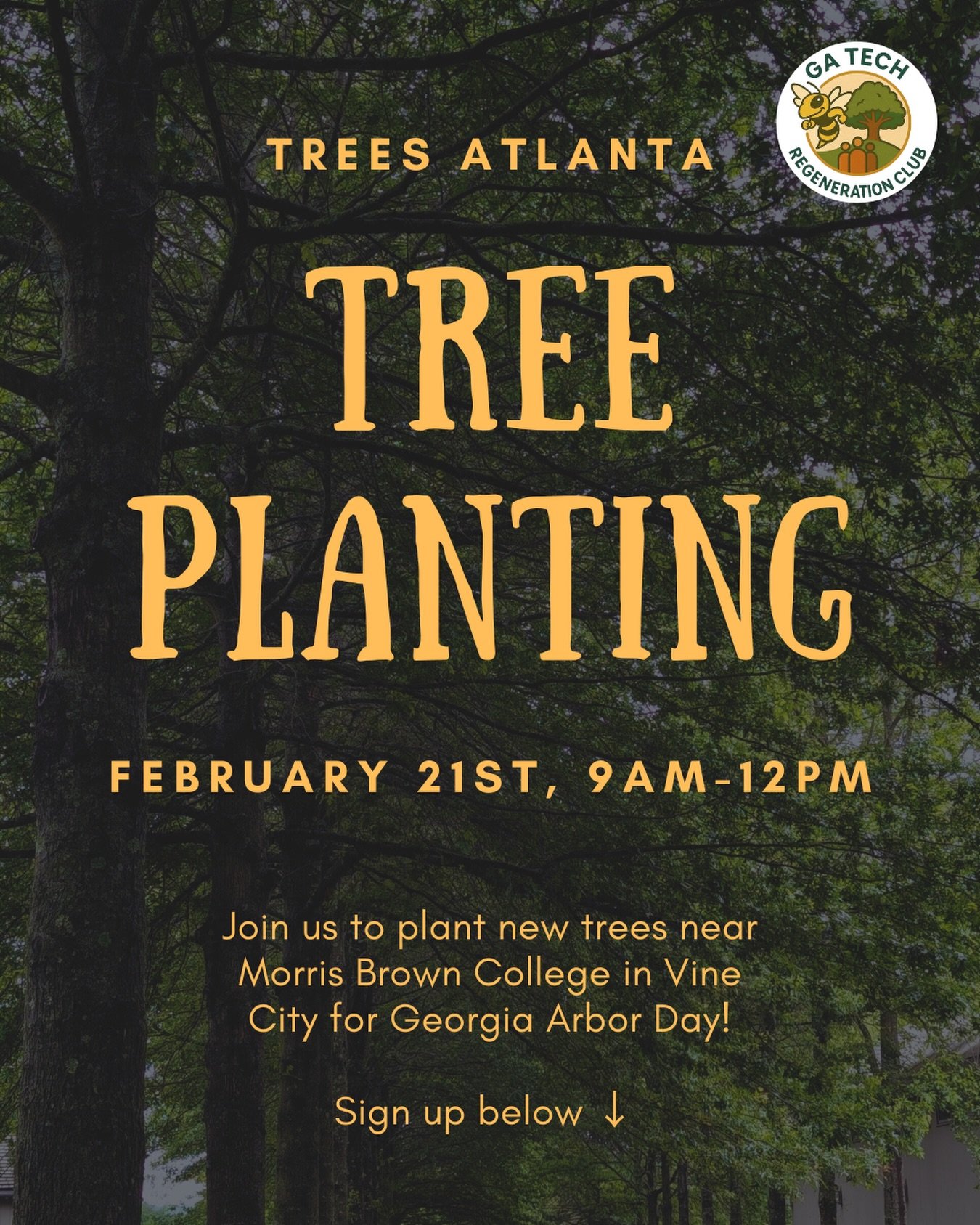 Hope to see you there! Link: https://gatech.campuslabs.com/engage/event/12181578