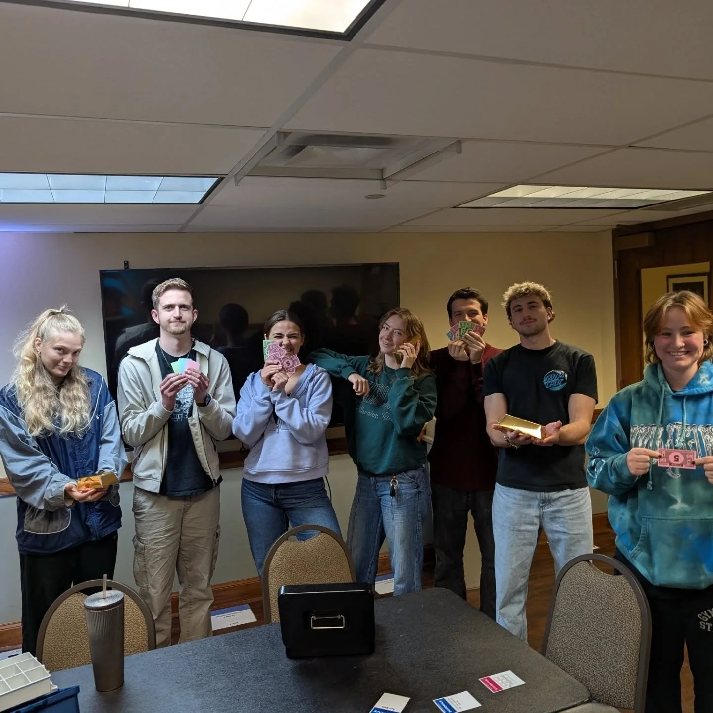 SWB got back together to enjoy @cac_upb 's Escape Room Series this past Monday!!! Thank you Allyson and Bria for providing this fun (and free) activity!!!

#escaperoom #breakout #monopoly