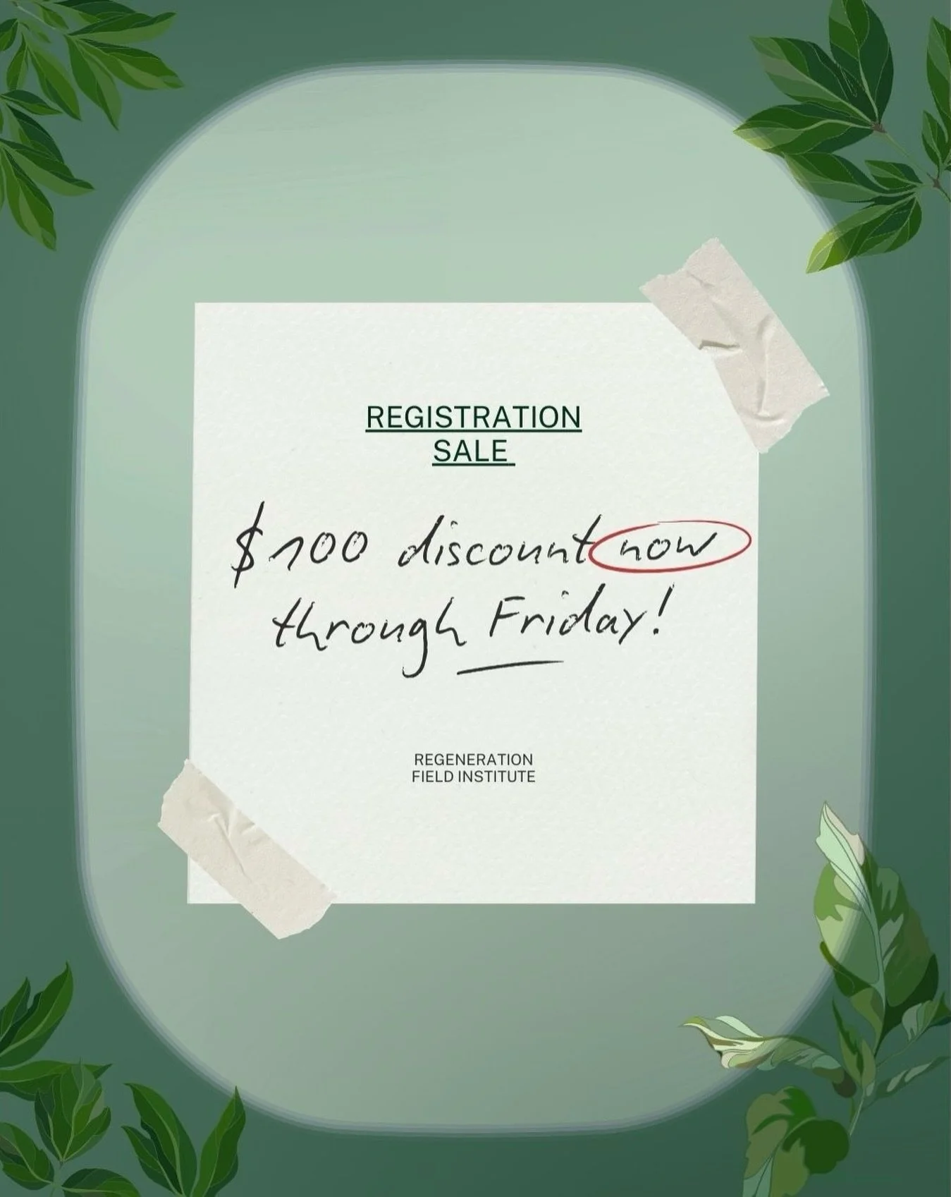 🚨$100 discount for all students who register from now through Friday!! Program spots are limited, so secure your spot now! We&rsquo;ll see you in Ecuador! 🇪🇨