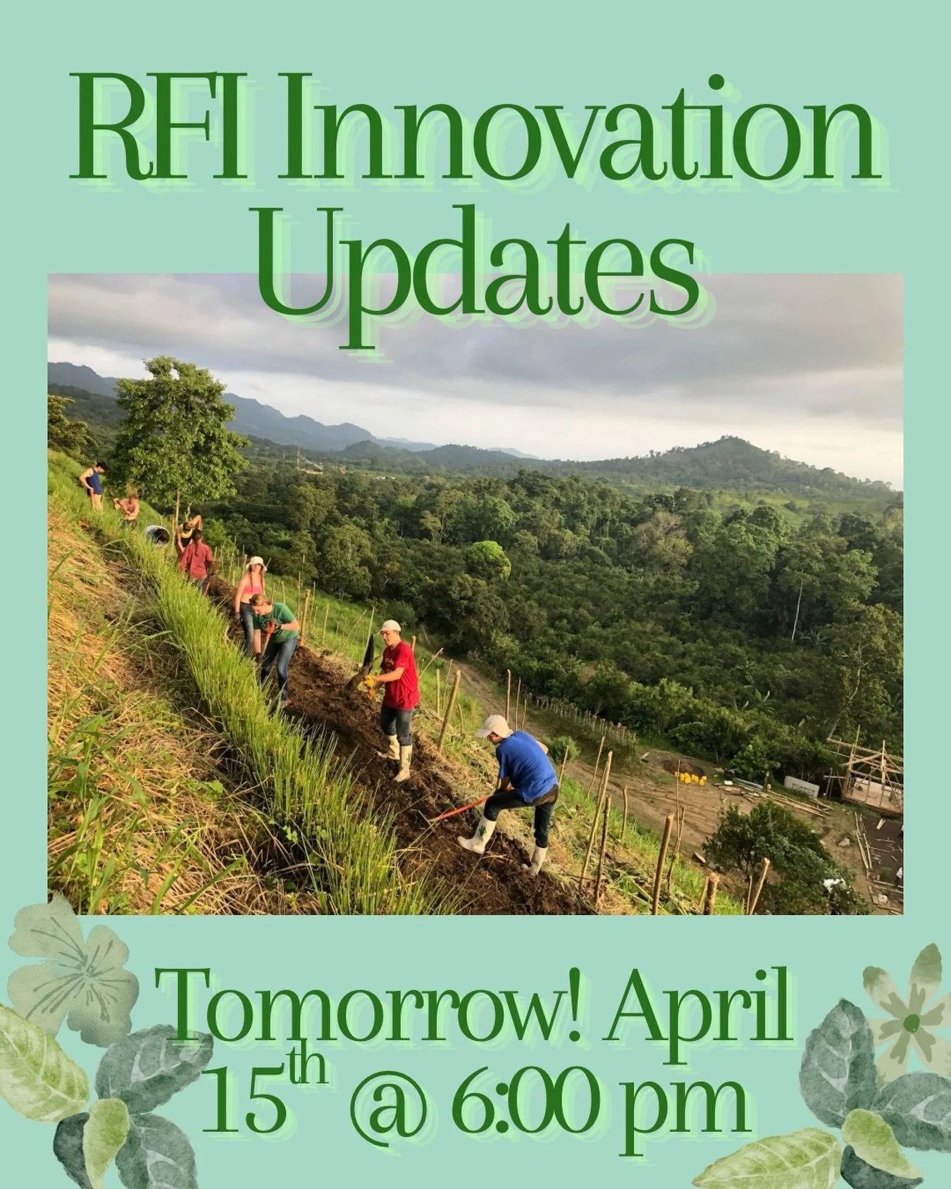 Come learn about the incredible developments happening on the farm in Ecuador! Get deeper insight into how Regeneration Field Institute is making amazing impacts for the community and how projects are developing as we speak. Hear directly from our te