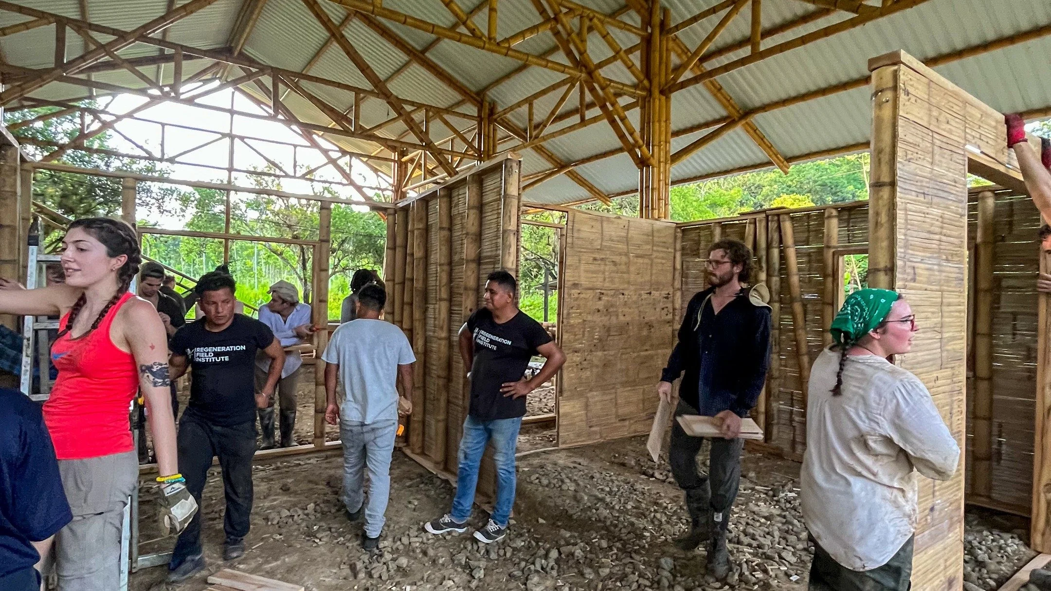 Spring Program I: Feb 28 &ndash; March 7

This group set the tone for our spring season in coastal Ecuador, arriving ready to work and contribute from day one.

Their focus centered on fabricating all CBFT (Cement Bamboo Framing Technology) panels fo