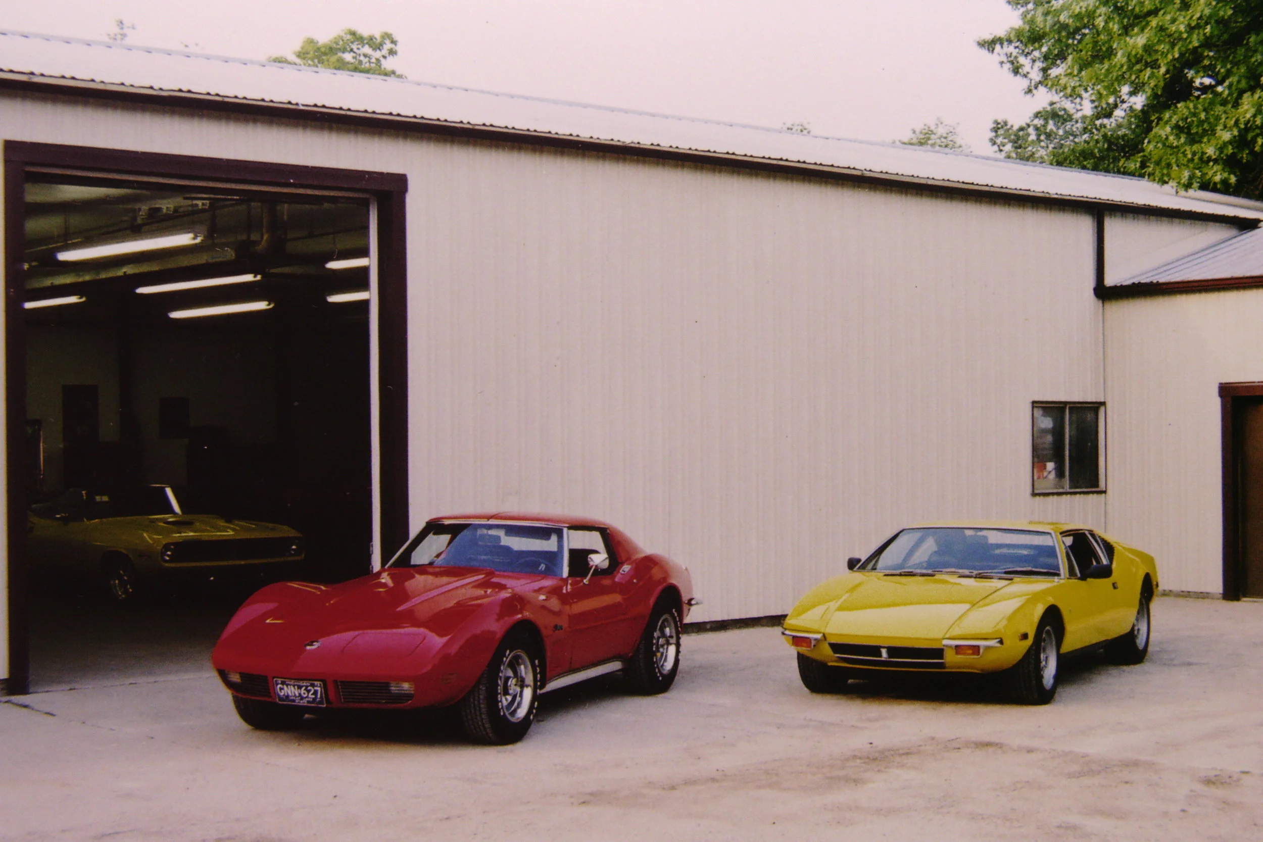 1973 Chevrolet Corvette Stingray and 1970's De Tomaso Pantera