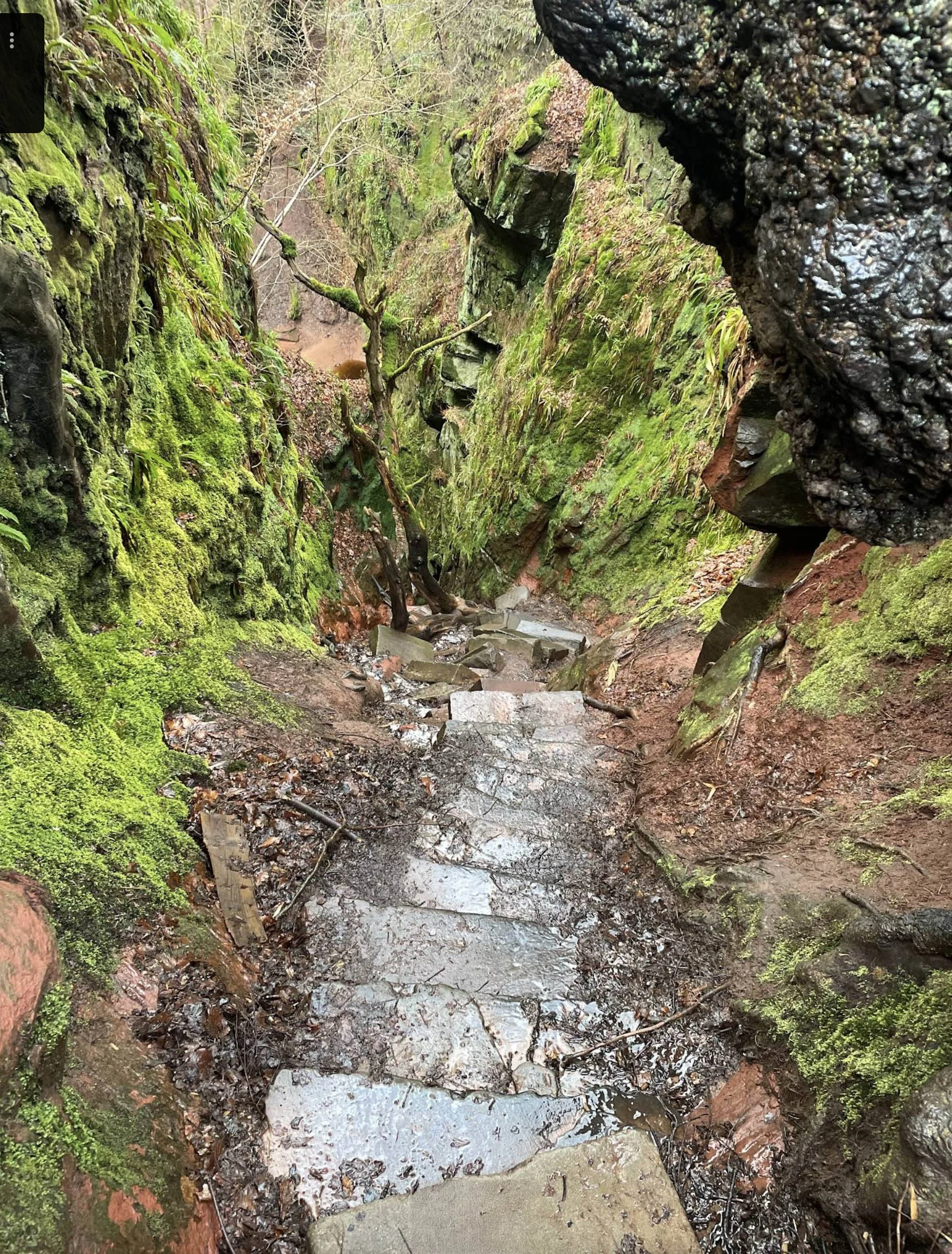 The Devils stairs; built in 1860