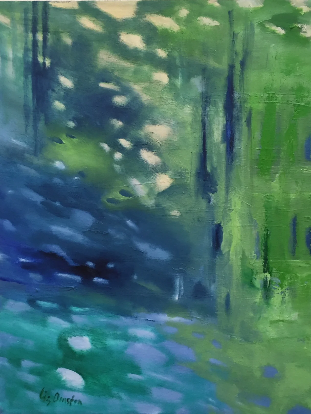 "Beach Forest Walk" | Oil On Canvas | 30x24