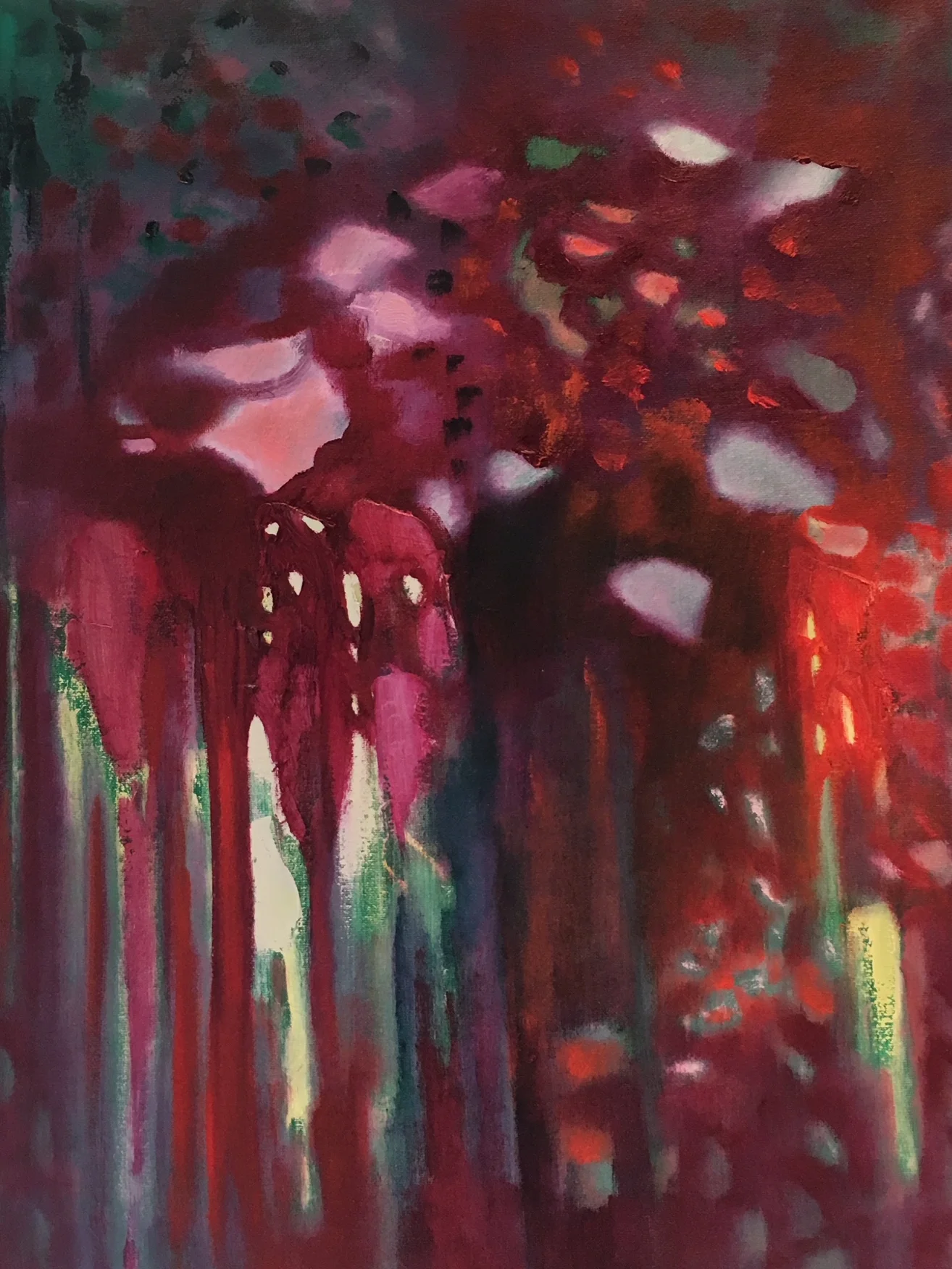 "Watermelon Glass" | Oil On Canvas | 20x16