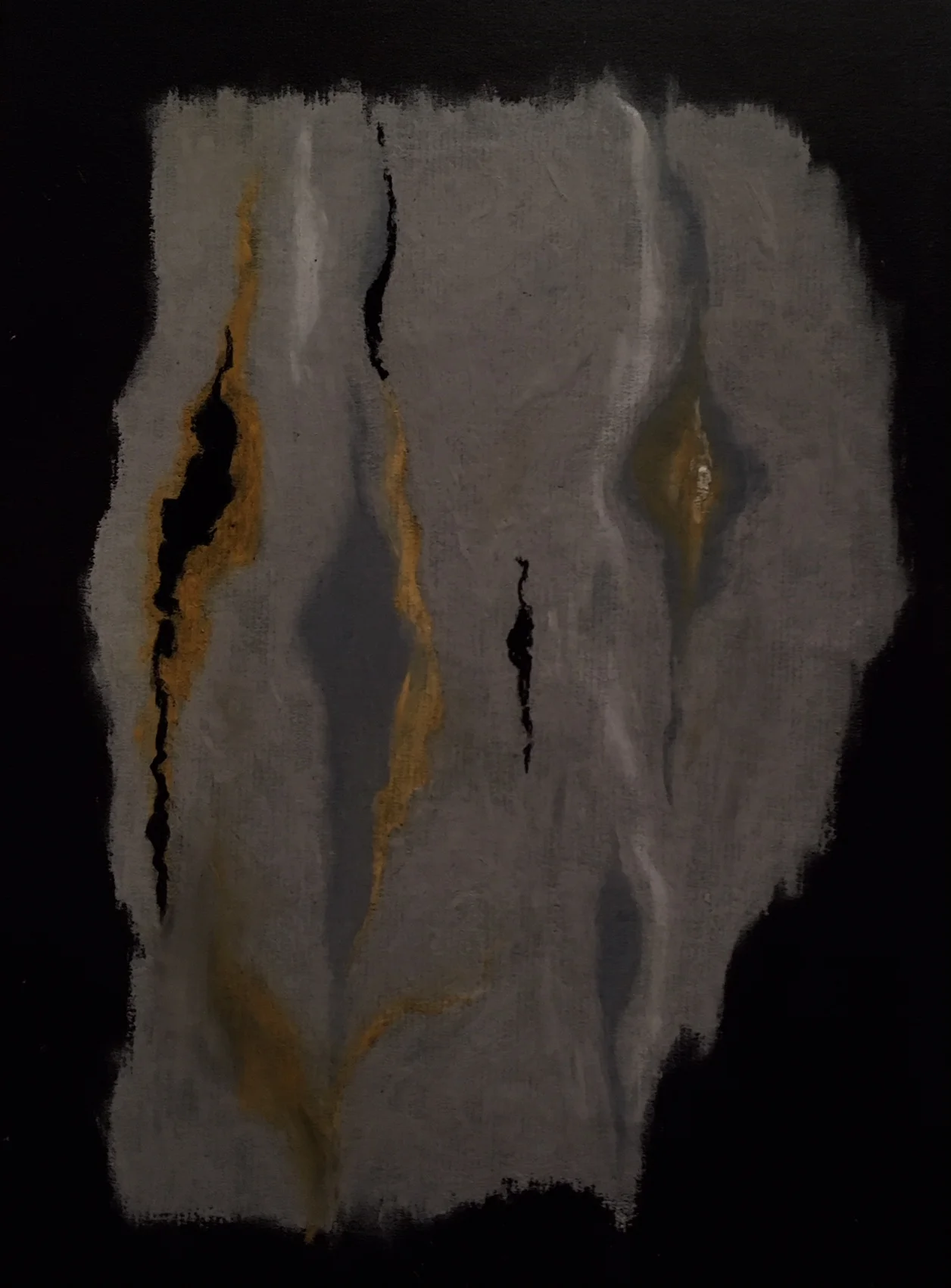 "Grey Shroud" | Cray-Pas on Paper | 12x9