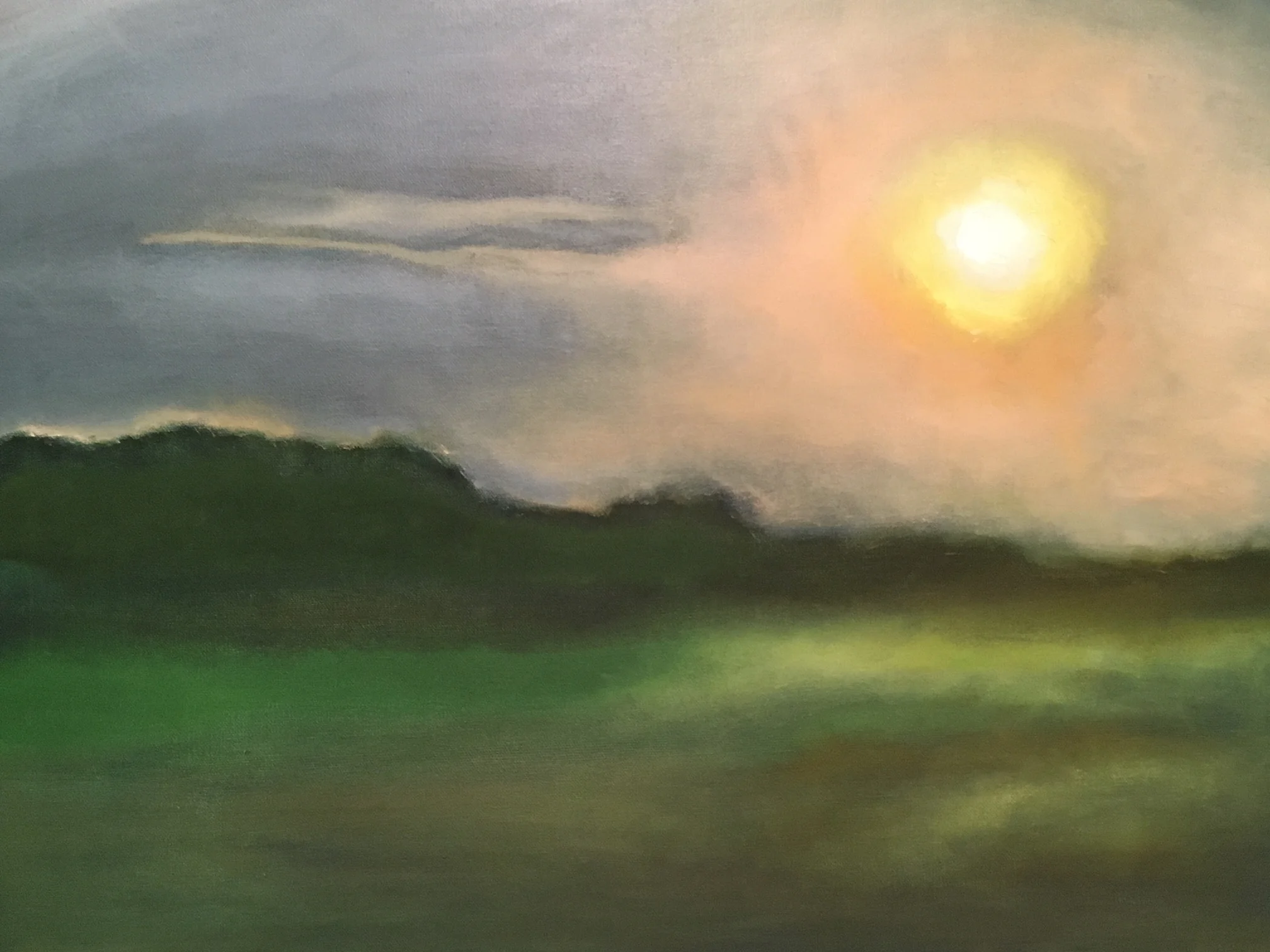 "Sunset At Robert Moses" | Oil On Canvas | 22x28