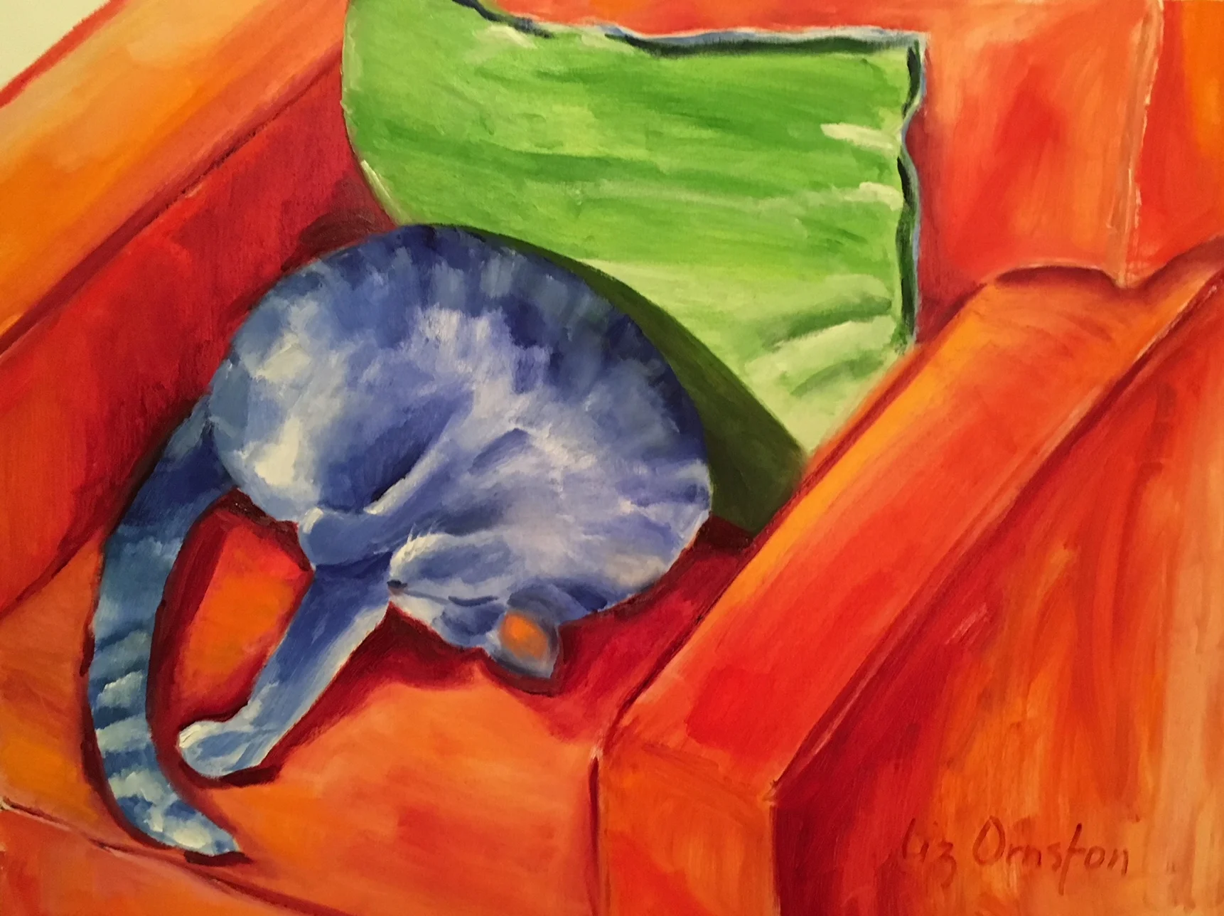 "Blue Tawny" | Oil On Canvas | 24x30
