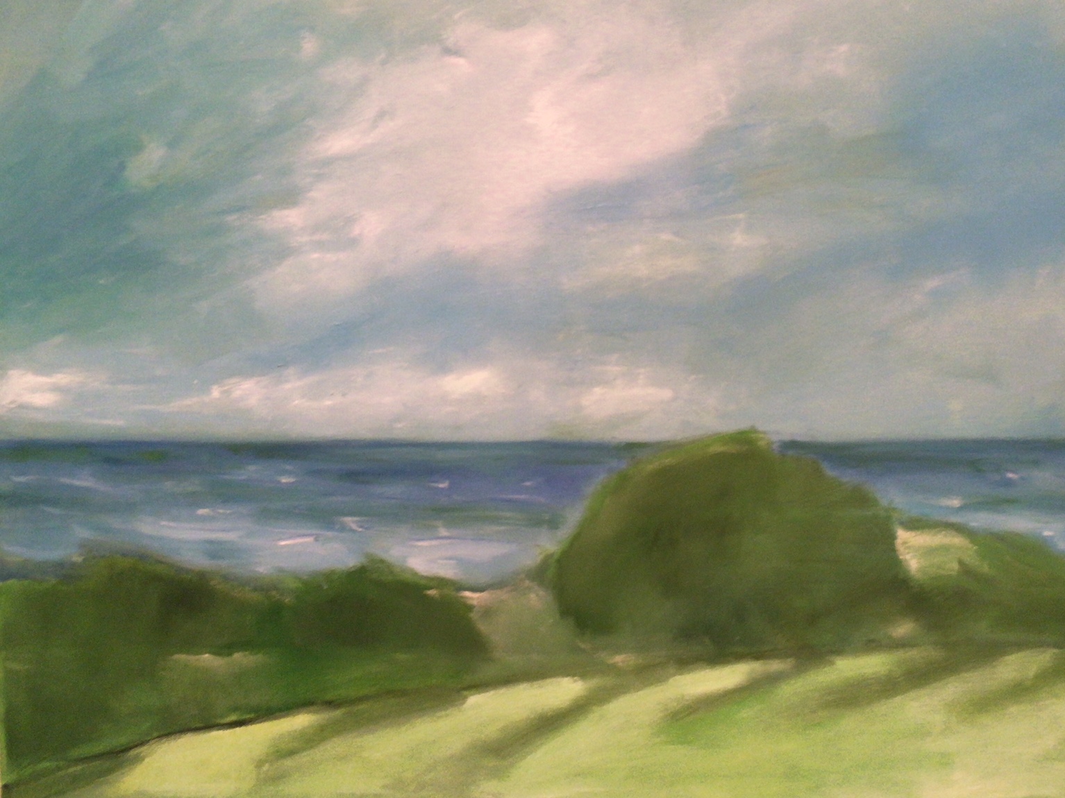 "Drive to Robert Moses" | Oil on Canvas | 24x30 | Sold