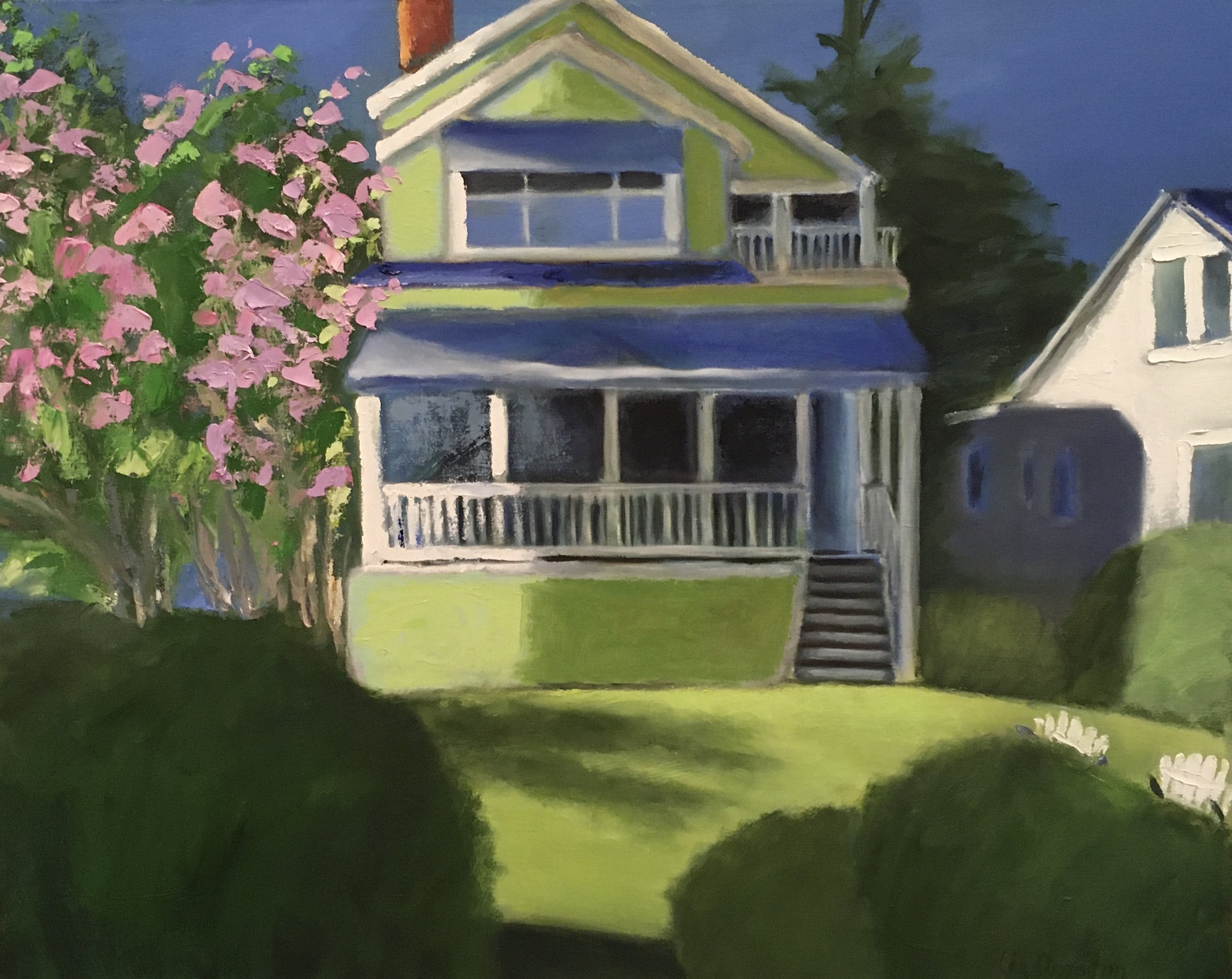 "Bethany House Crepe Myrtle" | Oil on Canvas | 24x30 
