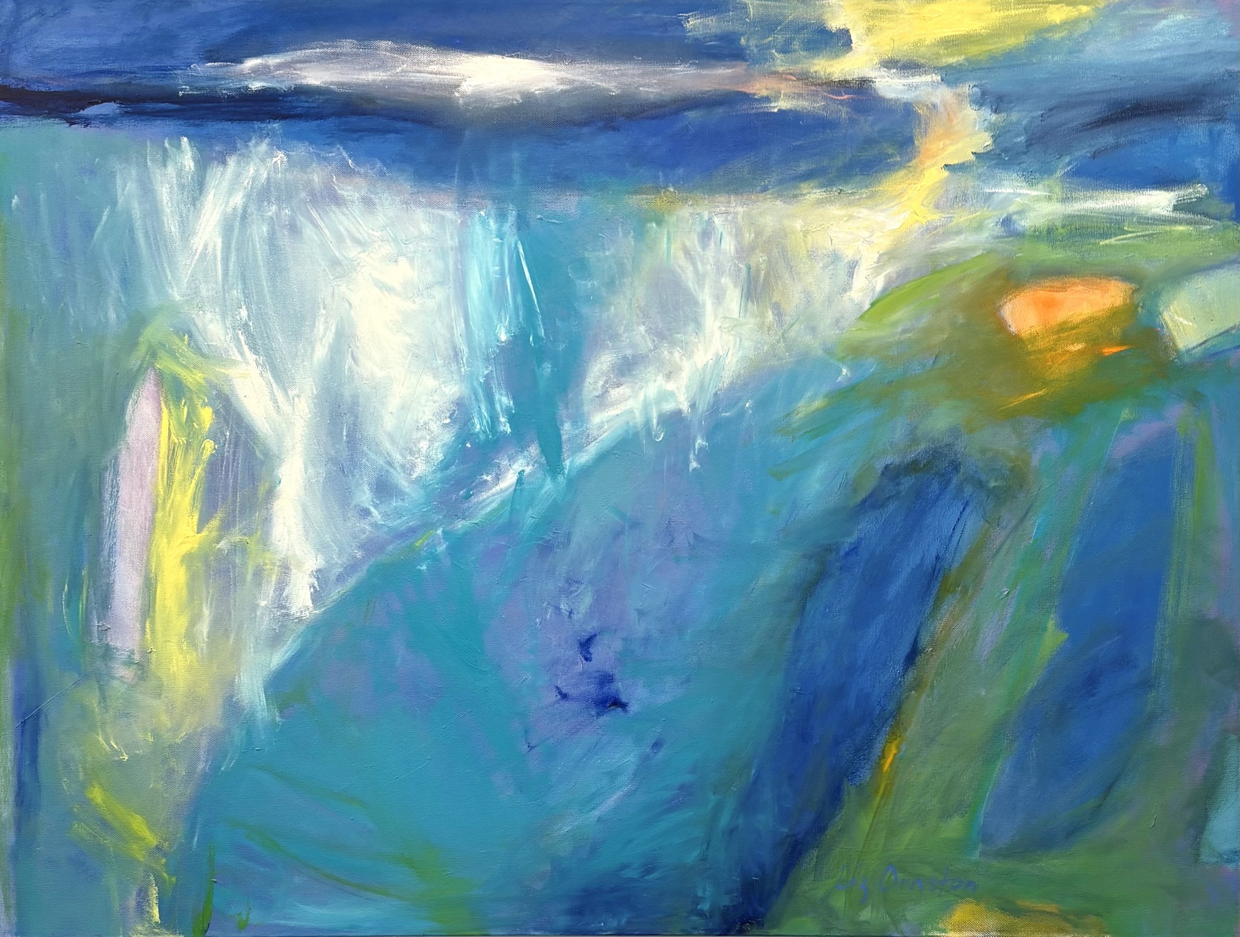 "Submerging" | Oil on Canvas | 30x40