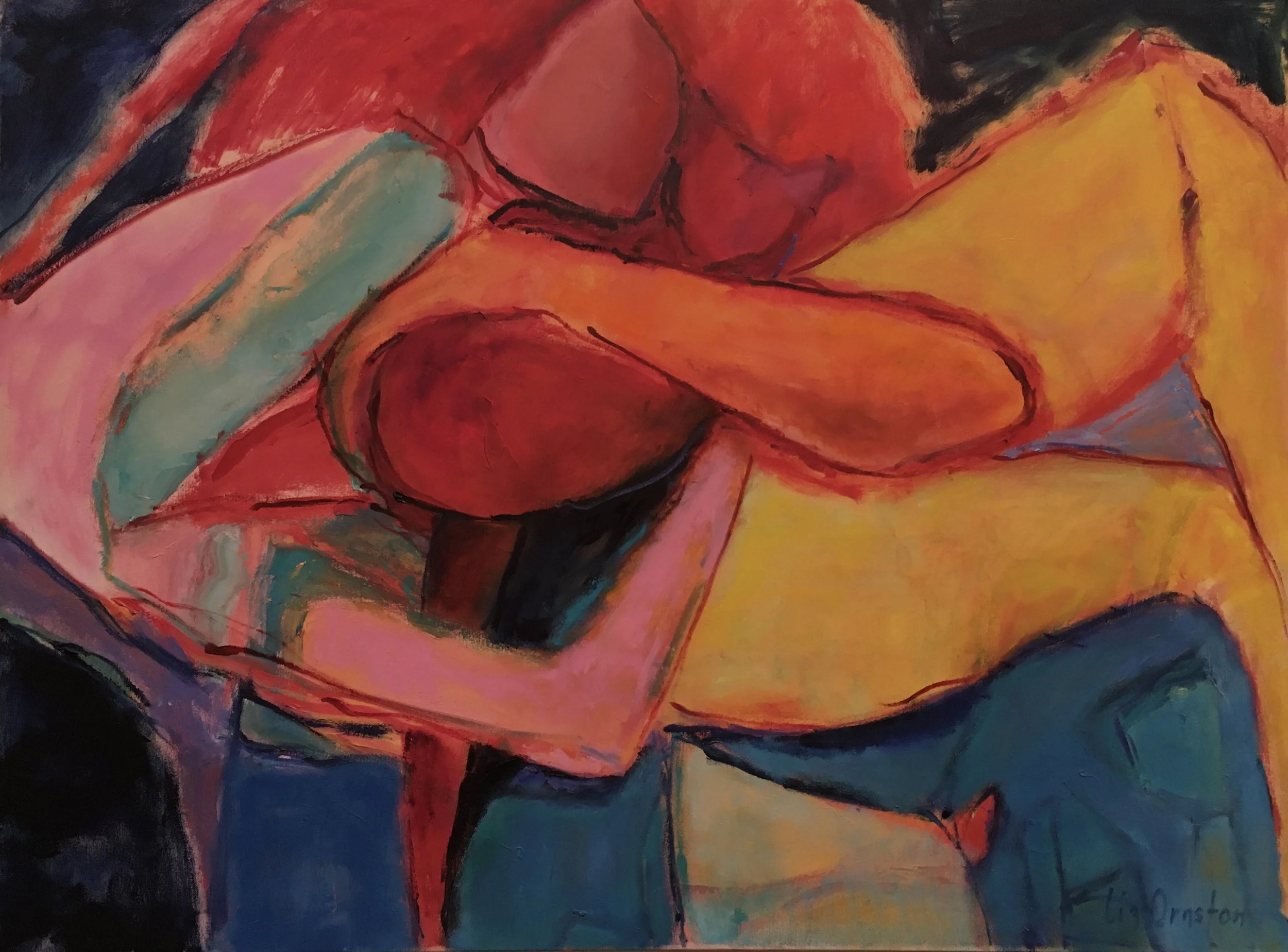"Hug" | Oil on Canvas | 30x40