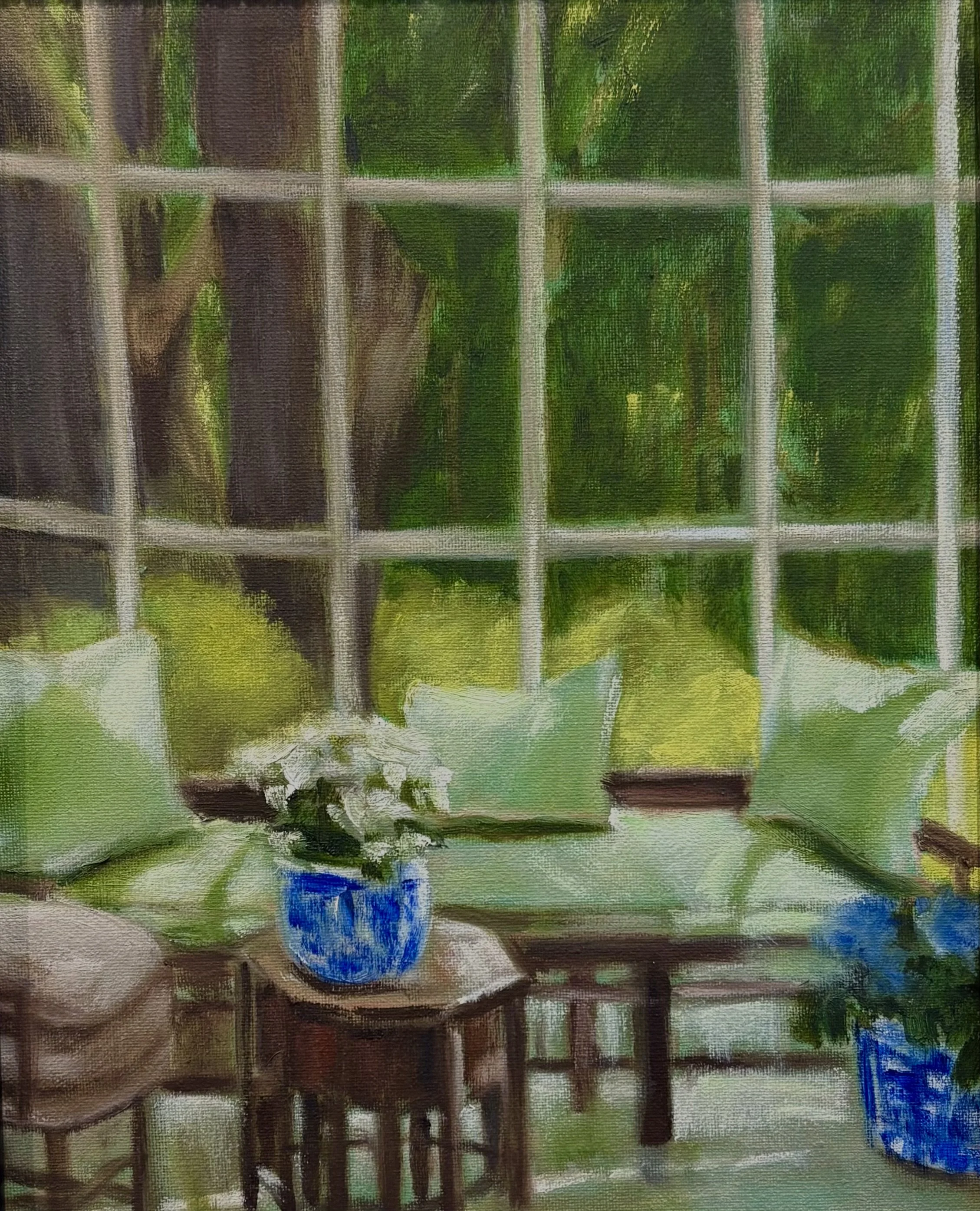 "Sunshine Bench" | Oil on Canvas | 14x11