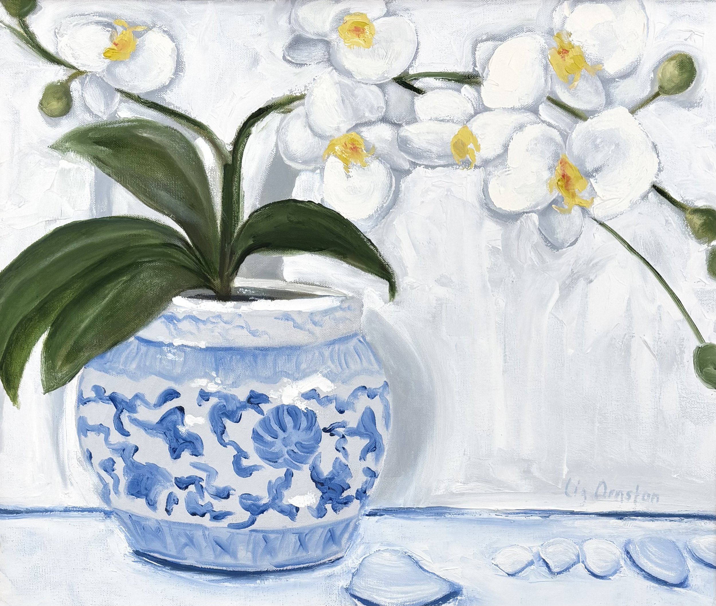 Fordham Orchid | Oil on Canvas | 20x24 | Sold