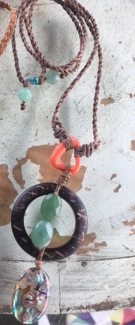 Mermaid Macrame Necklace