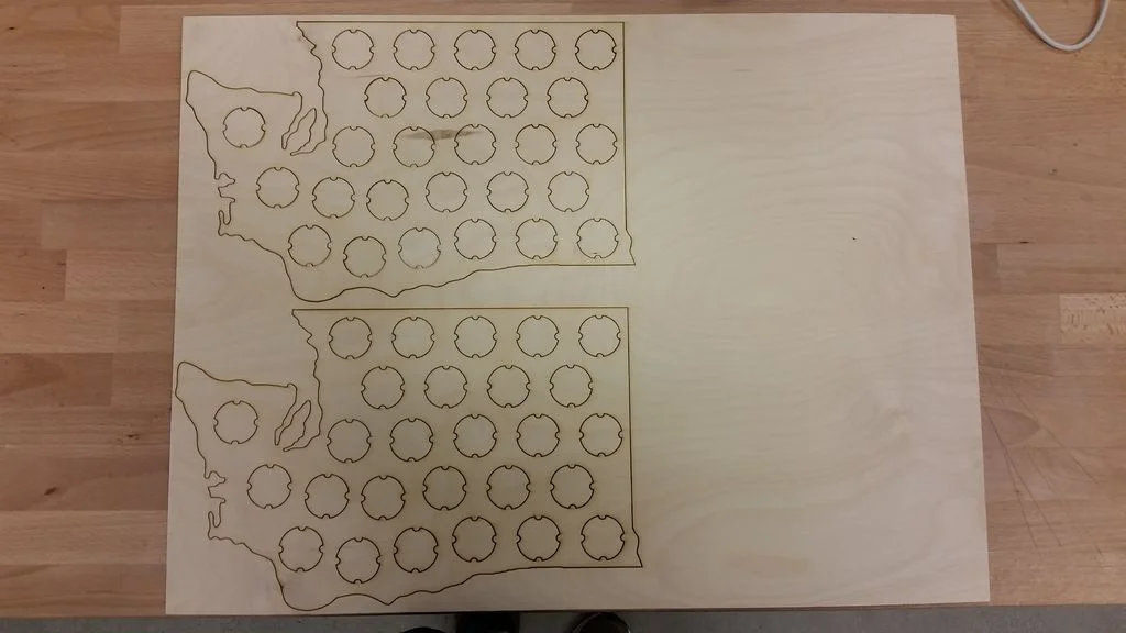 Bottle Cap Map — DIY Project Tutorials