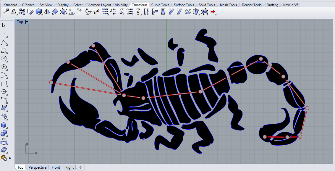Final design of scorpius
