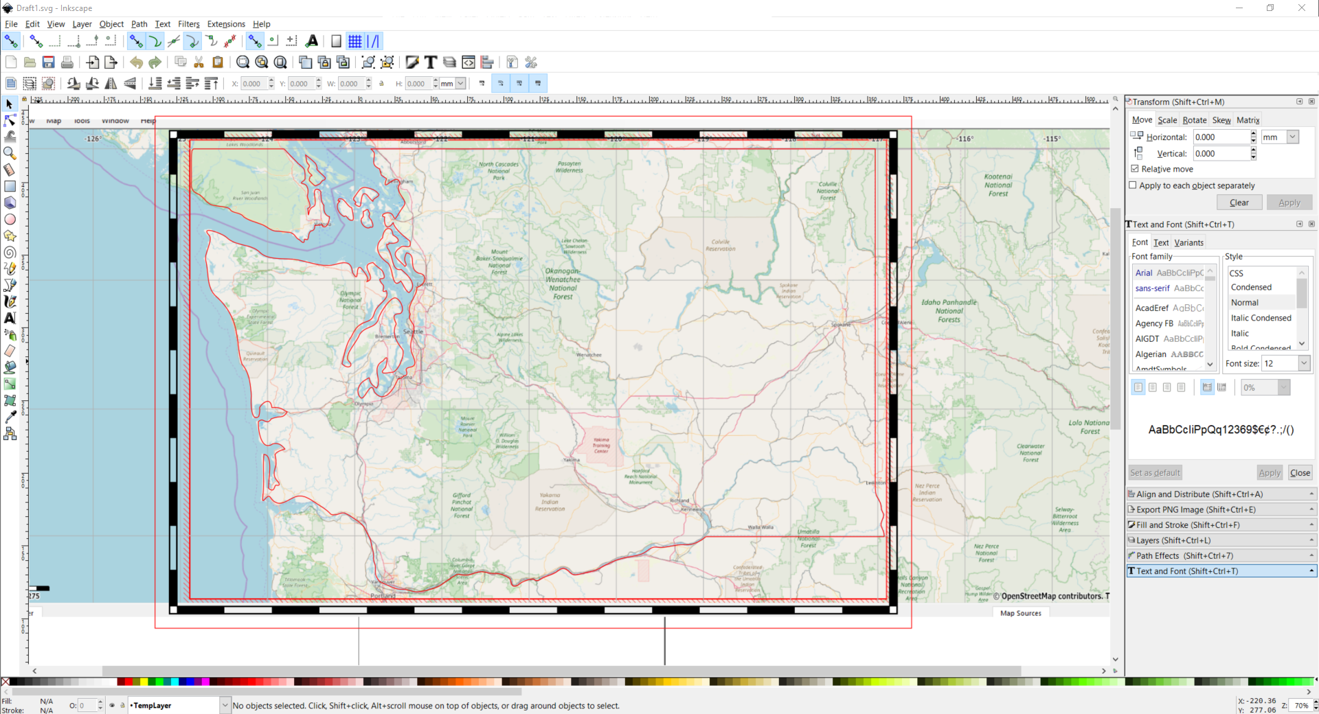 Creating a border around the map