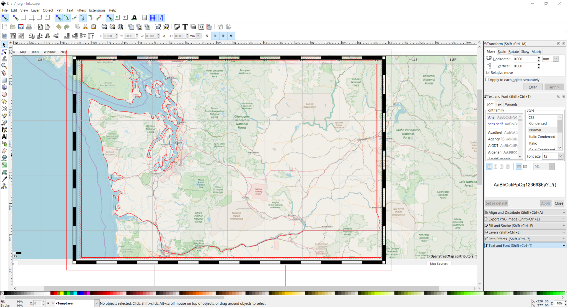  Creating a border around the map 