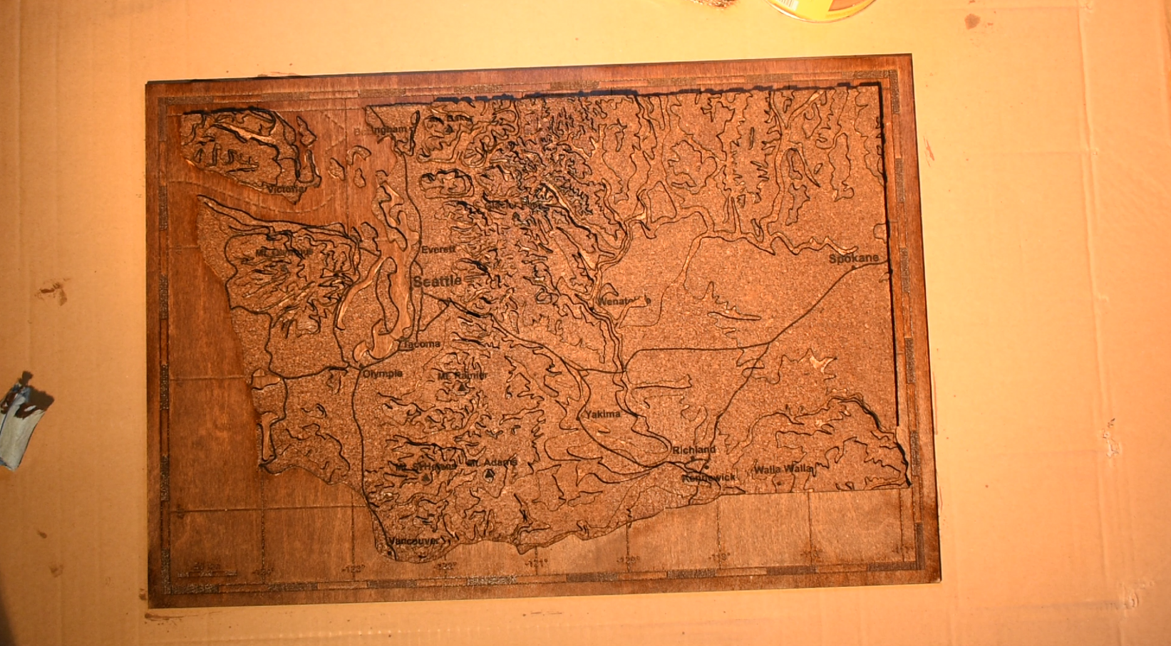  Fully stained map 