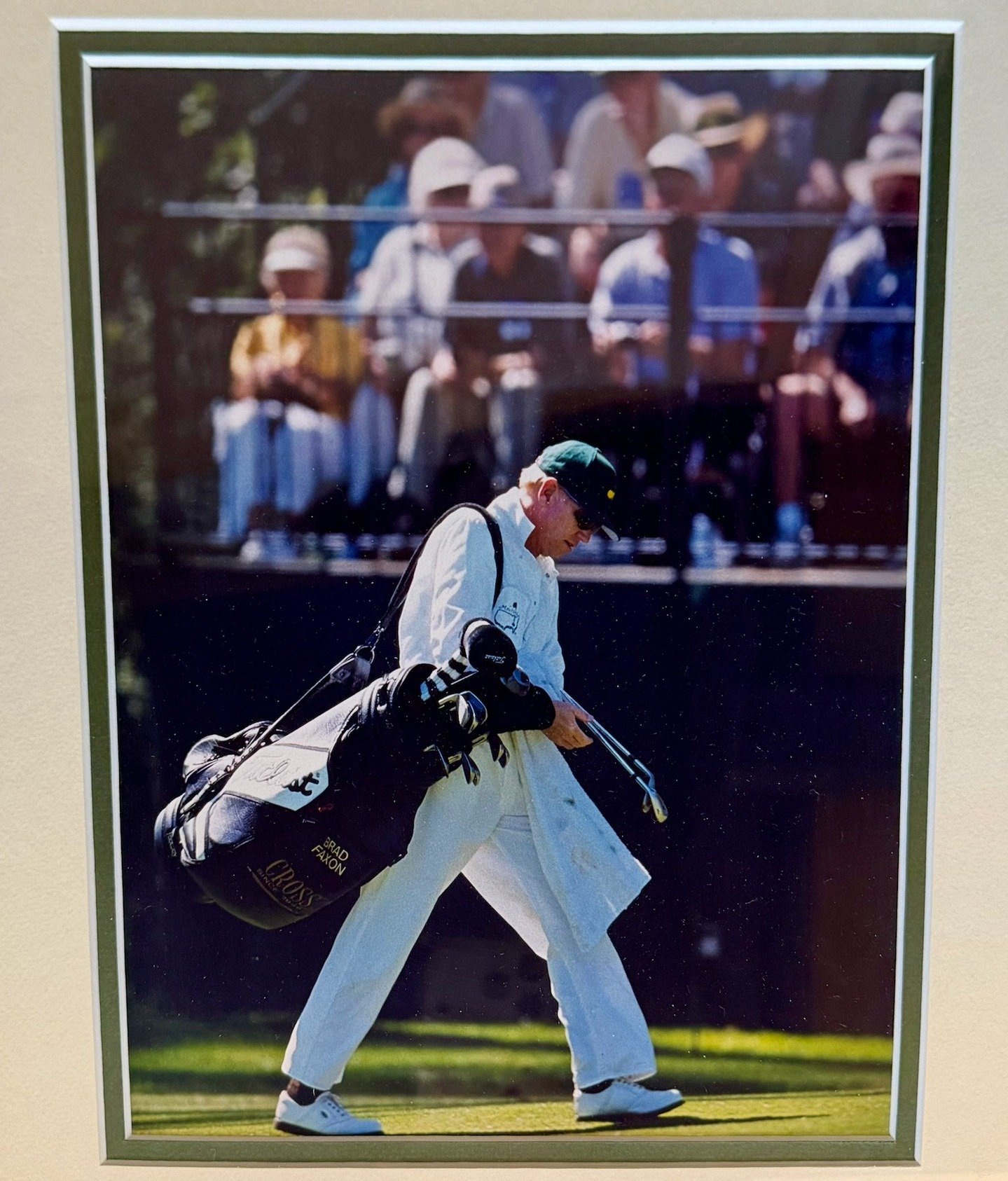 Happy Masters Week ⛳️

Right here in our welcome center at the Biltmore, this photo is part of what we see every day&mdash;a special moment from the 1998 Masters, when Jim caddied for his student, Brad Faxon. 

It&rsquo;s a daily reminder of the hist