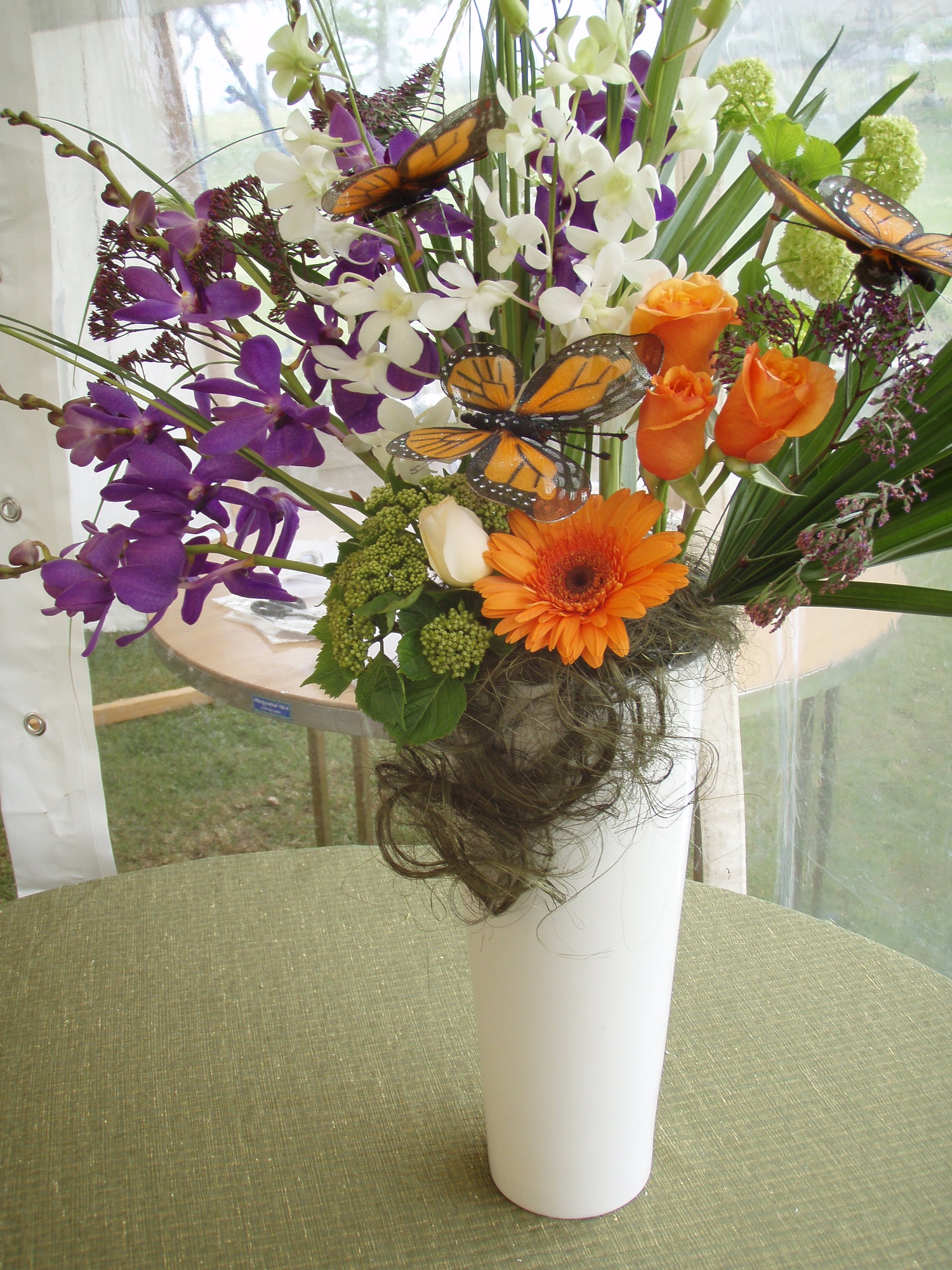 Orange-purple-events-decor-flowerpower-northland