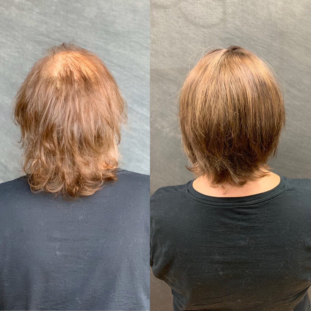 Crown toppers/ solutions for top thinning hair — SPG EXTENSIONS & COLOR Crown toppers/ solutions for top thinning hair — SPG EXTENSIONS & COLOR